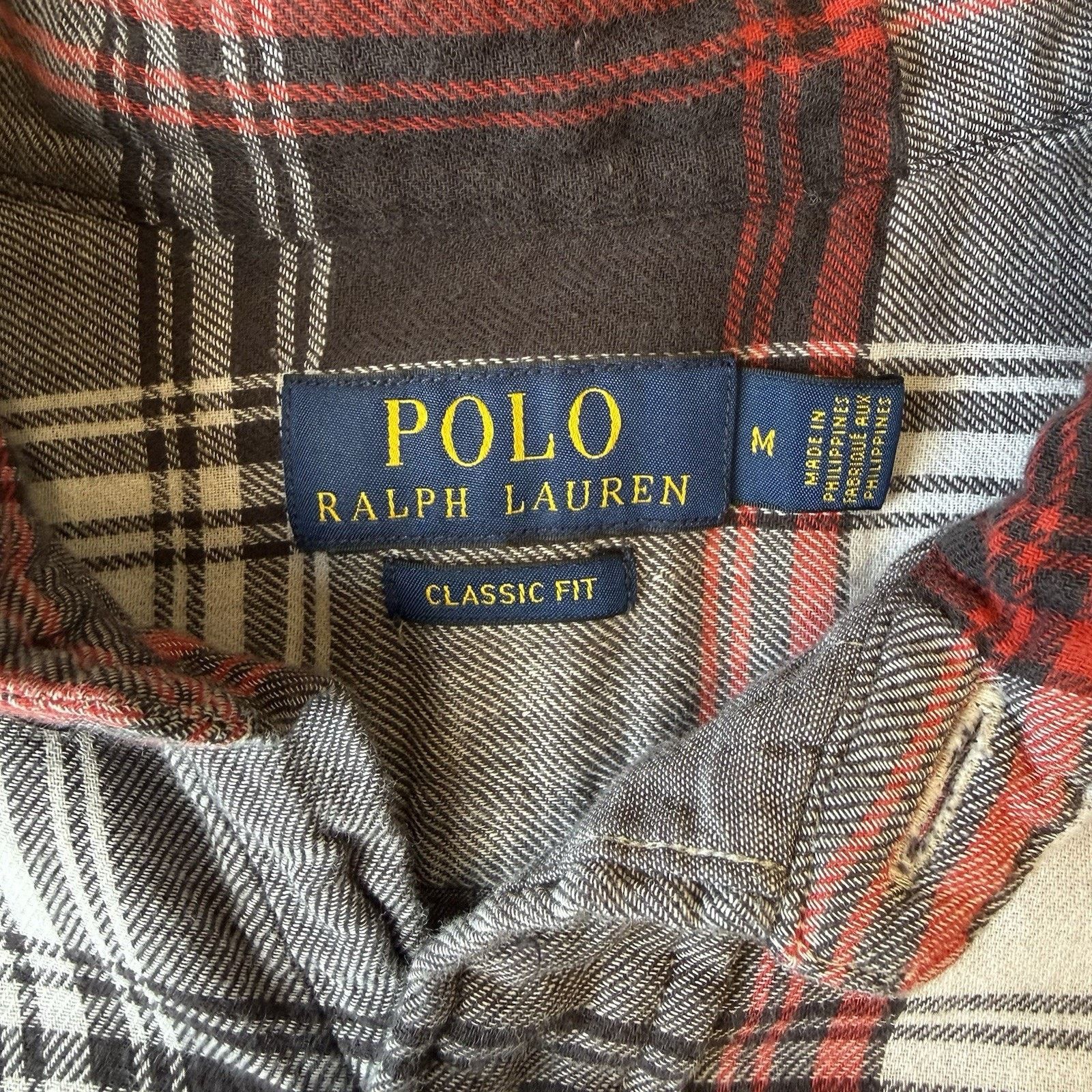 Polo Ralph Lauren Polo Ralph Lauren Flannel Medium Multicolor Plaid Causal Size US M / EU 48-50 / 2 - 8 Thumbnail