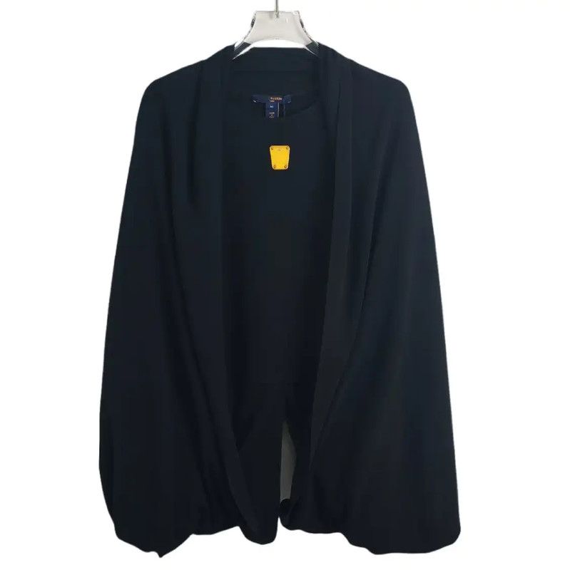 Louis Vuitton Louis Vuitton Black Wool Blend Women's Cardigan 0089 Size M / US 6-8 / IT 42-44 - 1 Thumbnail