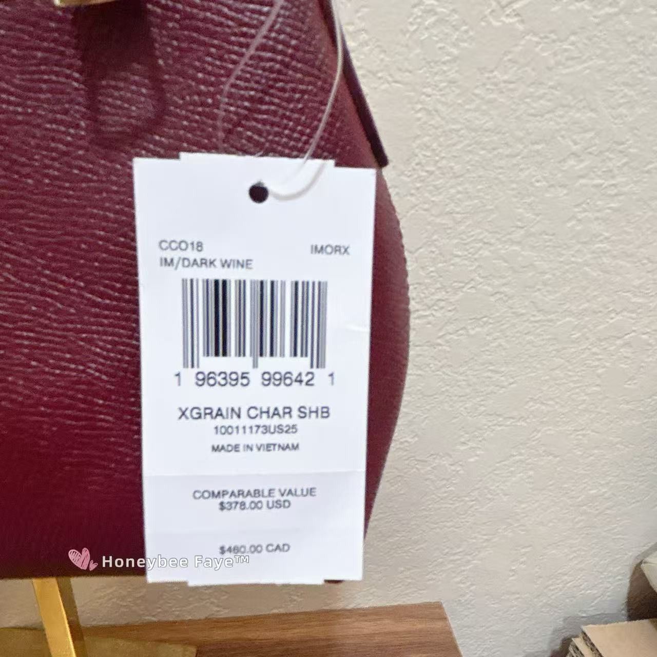 Coach Charlotte Shoulder Bag CCO18 Dark Wine Size ONE SIZE - 9 Thumbnail