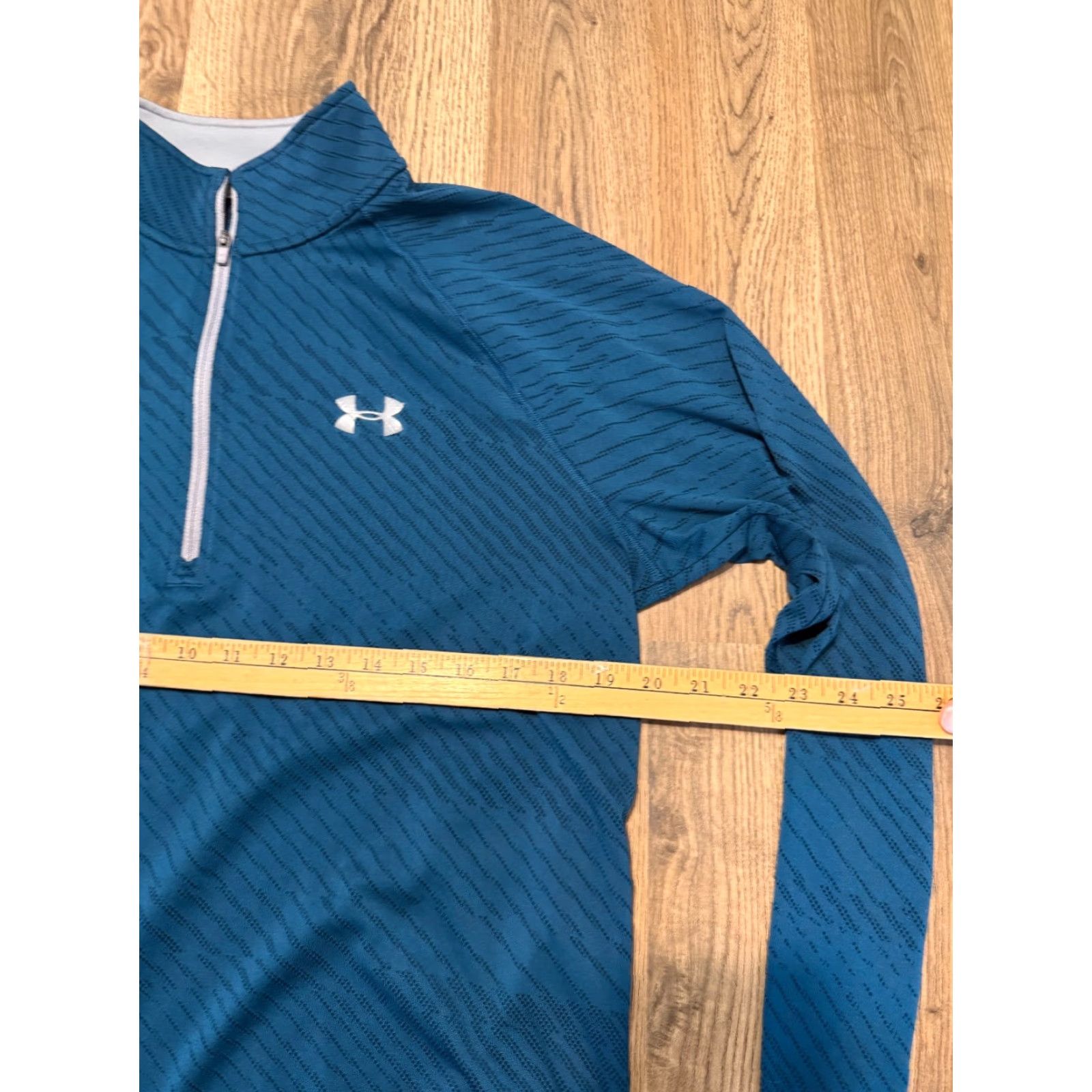 Under Armour Under Armour Shirt Men's Large Blue Long Sleeve Quarter Zip Heatgear T-Shirt Size US L / EU 52-54 / 3 - 6 Thumbnail