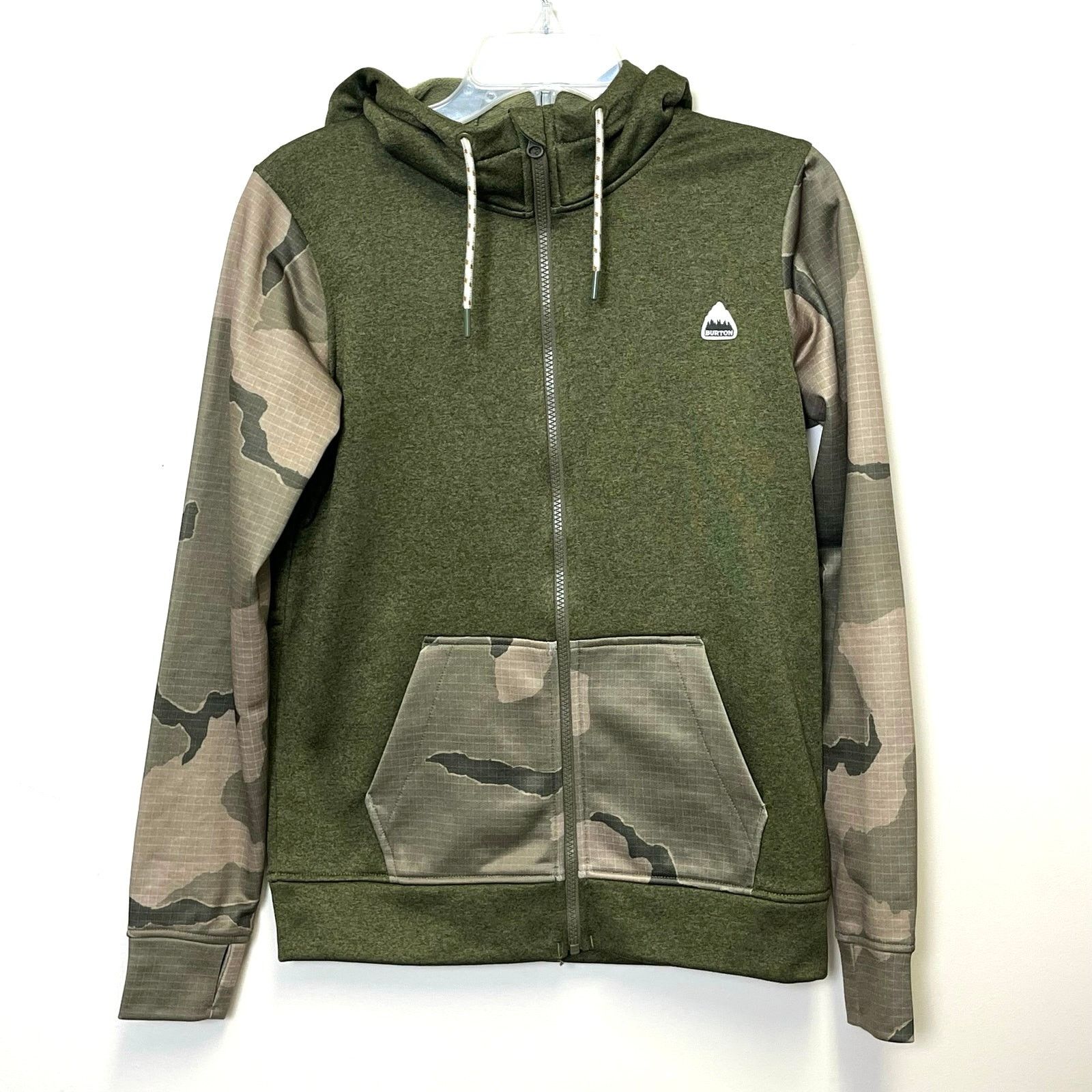 Burton Burton Camo Oak Full-Zip Fleece Hoodie XS Size XS / US 0-2 / IT 36-38 - 1 Thumbnail