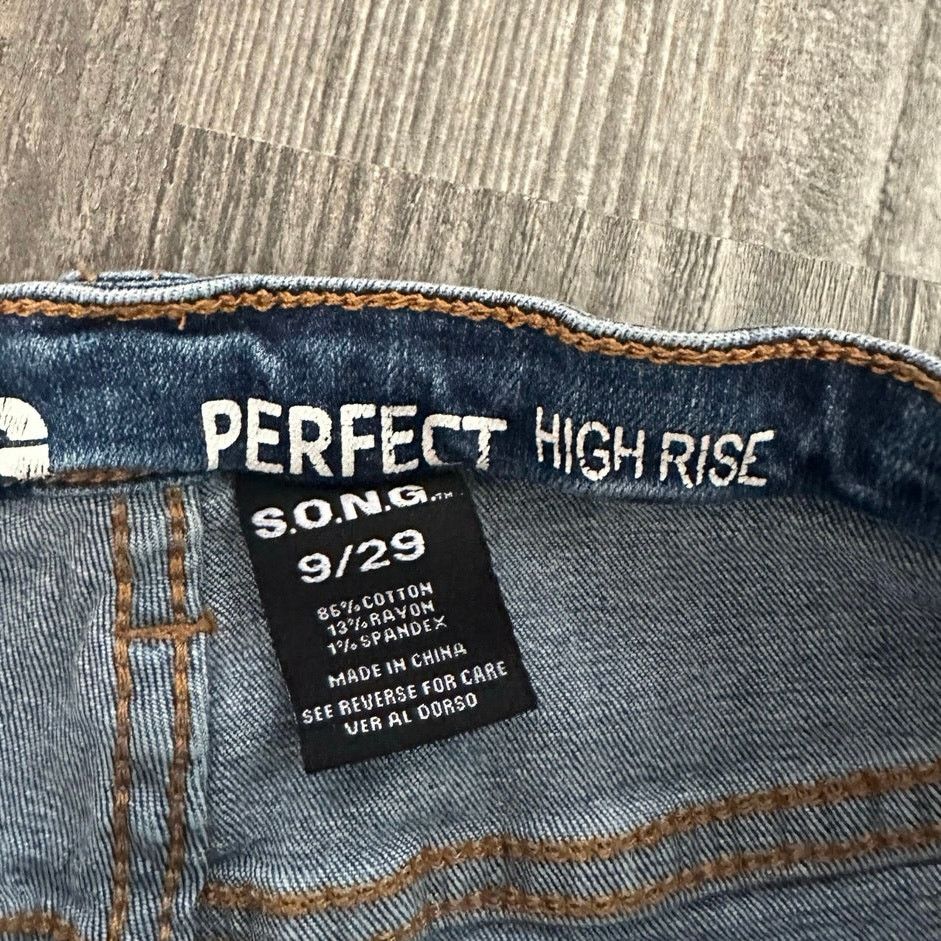 Other song perfect high tise dark blue ripped jeans Size 26" / US 2 / IT 38 - 3 Thumbnail