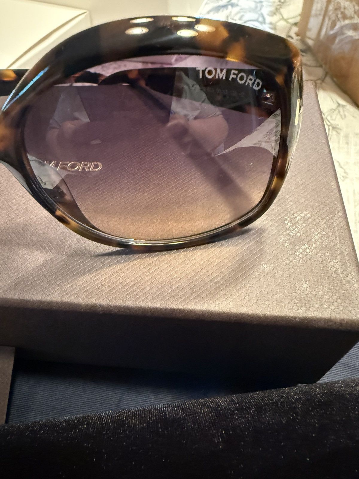 Tom Ford Tom Ford Tortoise Chiara Sunglasses Size ONE SIZE - 2 Thumbnail
