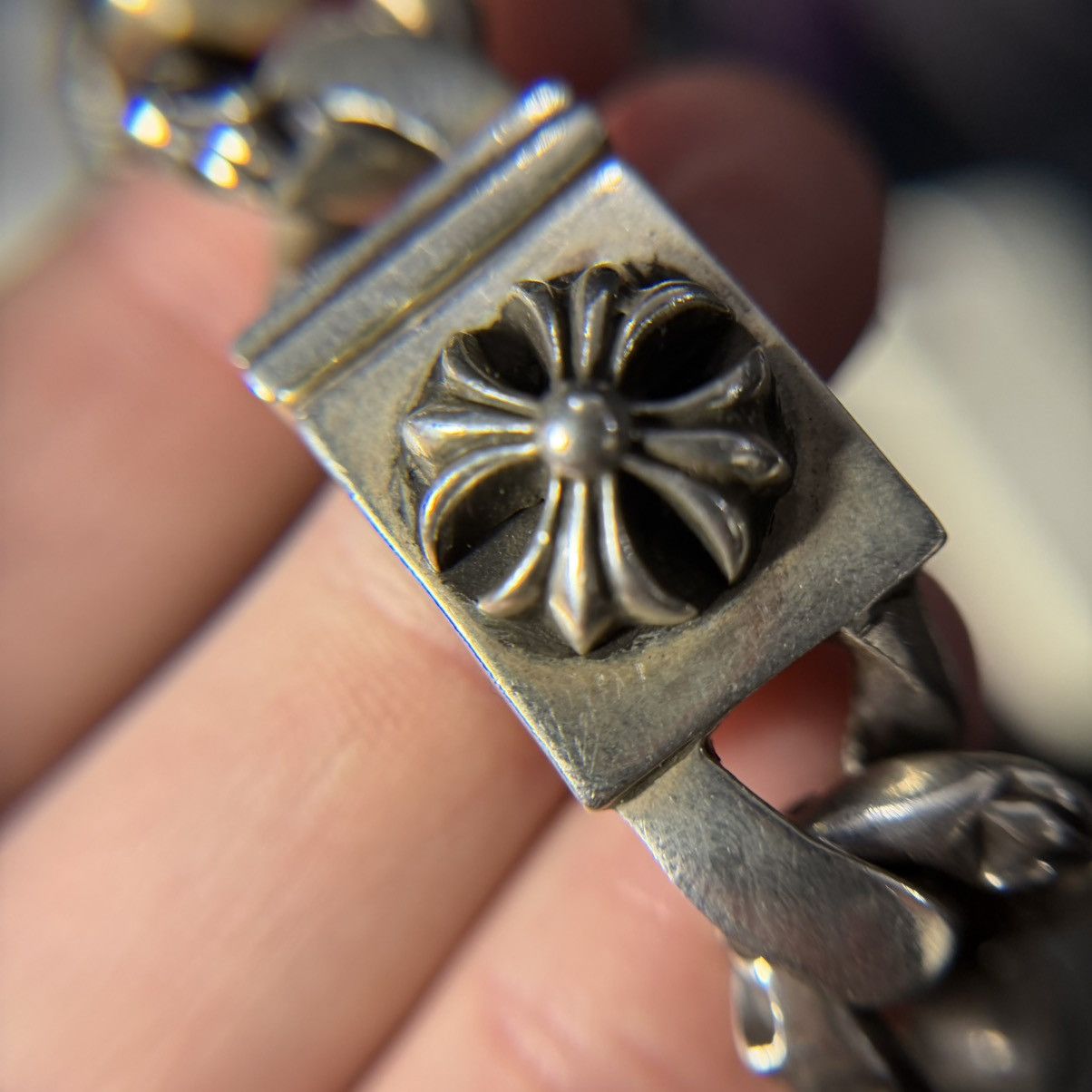 Chrome Hearts Chrome Hearts Silver ID Bracelet Size ONE SIZE - 8 Thumbnail