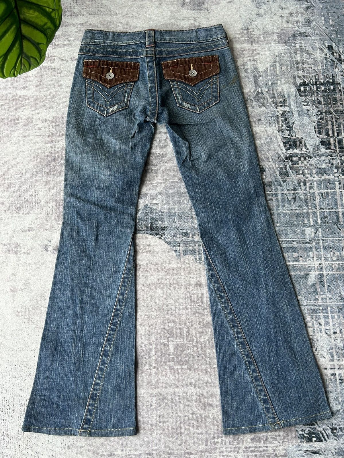 Tornado Mart A.v.v Design Flared jeans Size 28" / US 6 / IT 42 - 2 Thumbnail