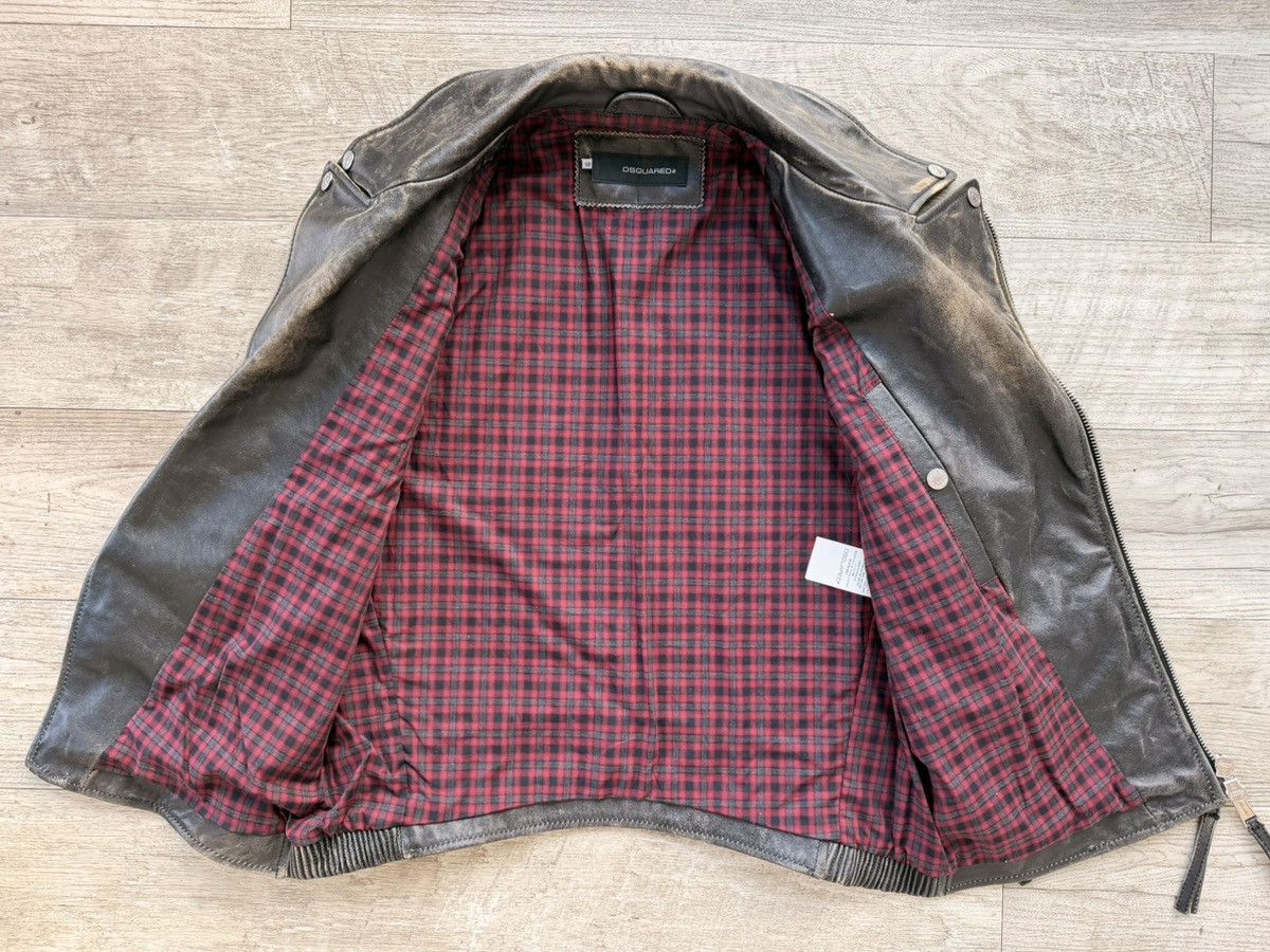 Dsquared2 Heavy Leather Biker Vest Size US L / EU 52-54 / 3 - 3 Thumbnail