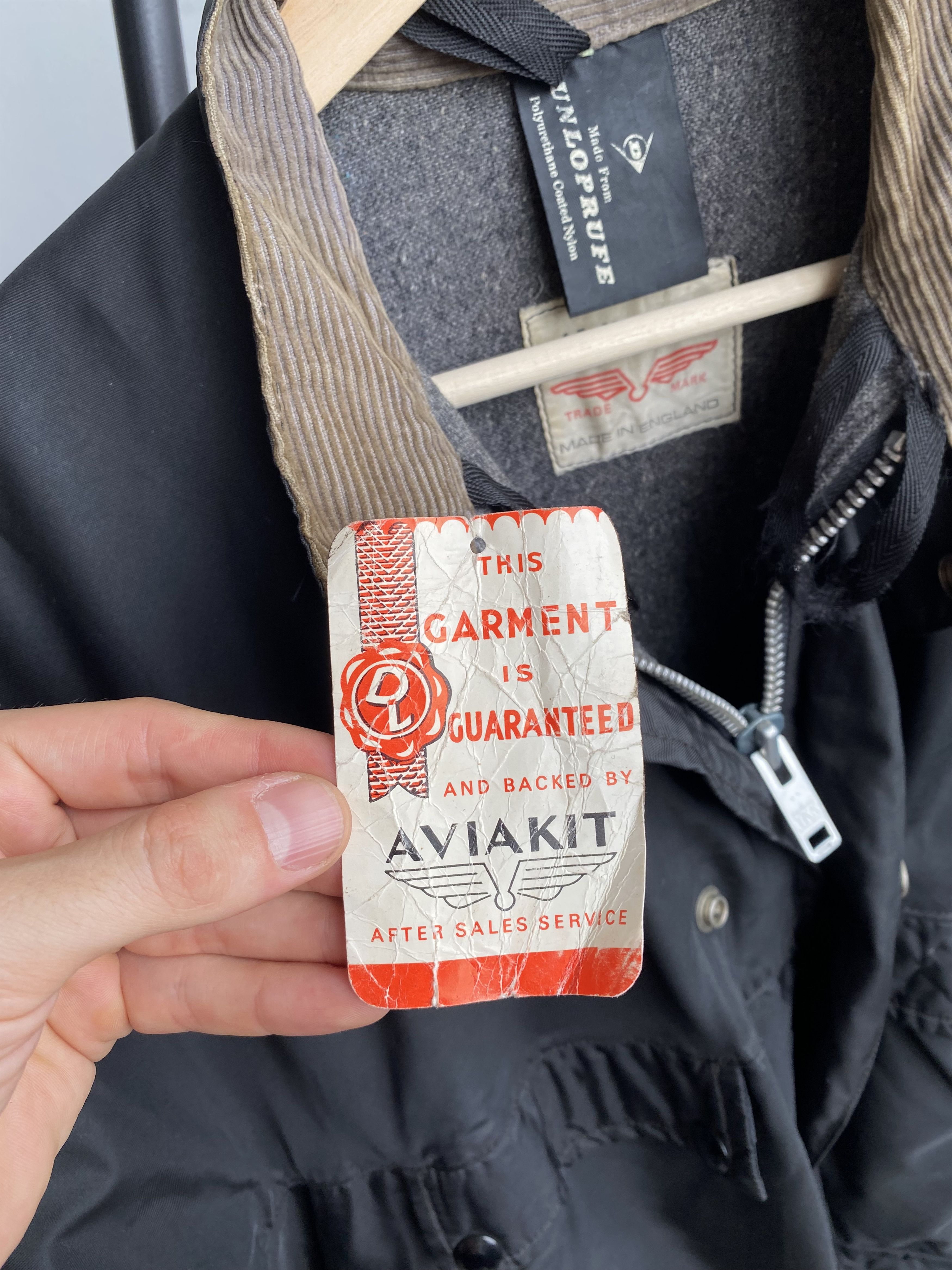 Lewis Leathers Aviakit Vintage 60s/70s Lewis Dunloprufe Nylon Riding Size US L / EU 52-54 / 3 - 14 Thumbnail