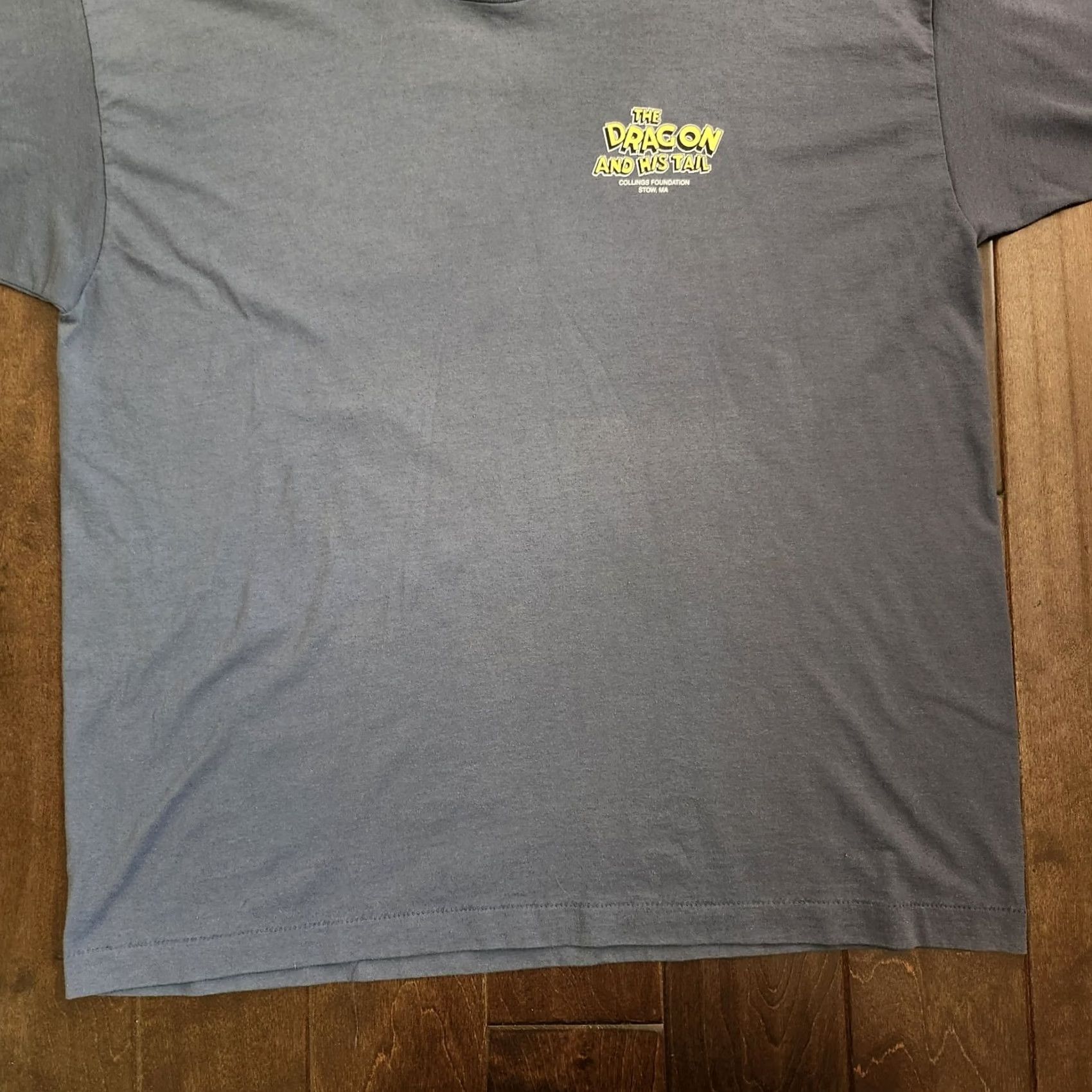 Fruit Of The Loom Fruit of the Loom B24 Dragon T Shirt Mens 2XL Gray Graphic Print USA Military Pilot 90s Tee Size US XXL / EU 58 / 5 - 5 Thumbnail