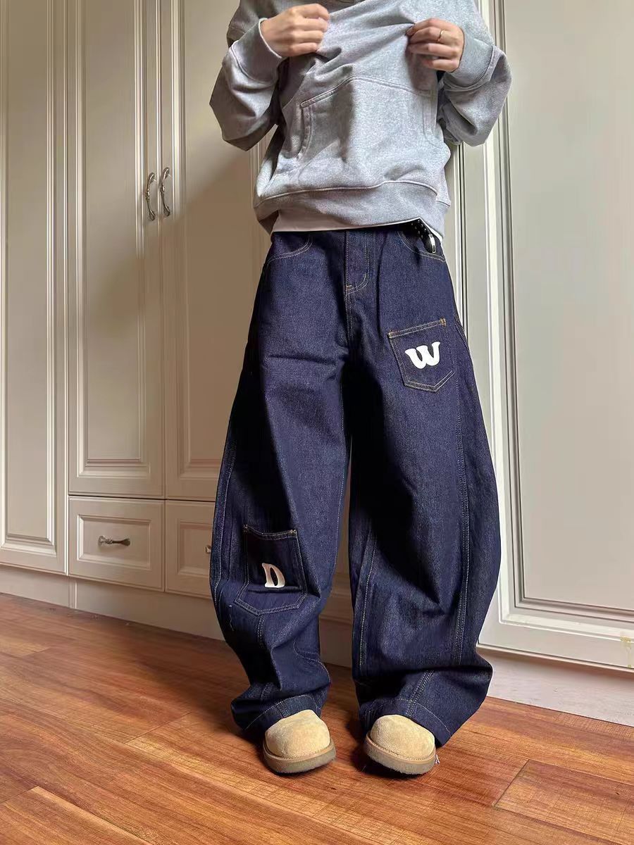 Vintage Vintage casual baggy machete Y2K wide leg jeans Size US 32 / EU 48 - 4 Thumbnail