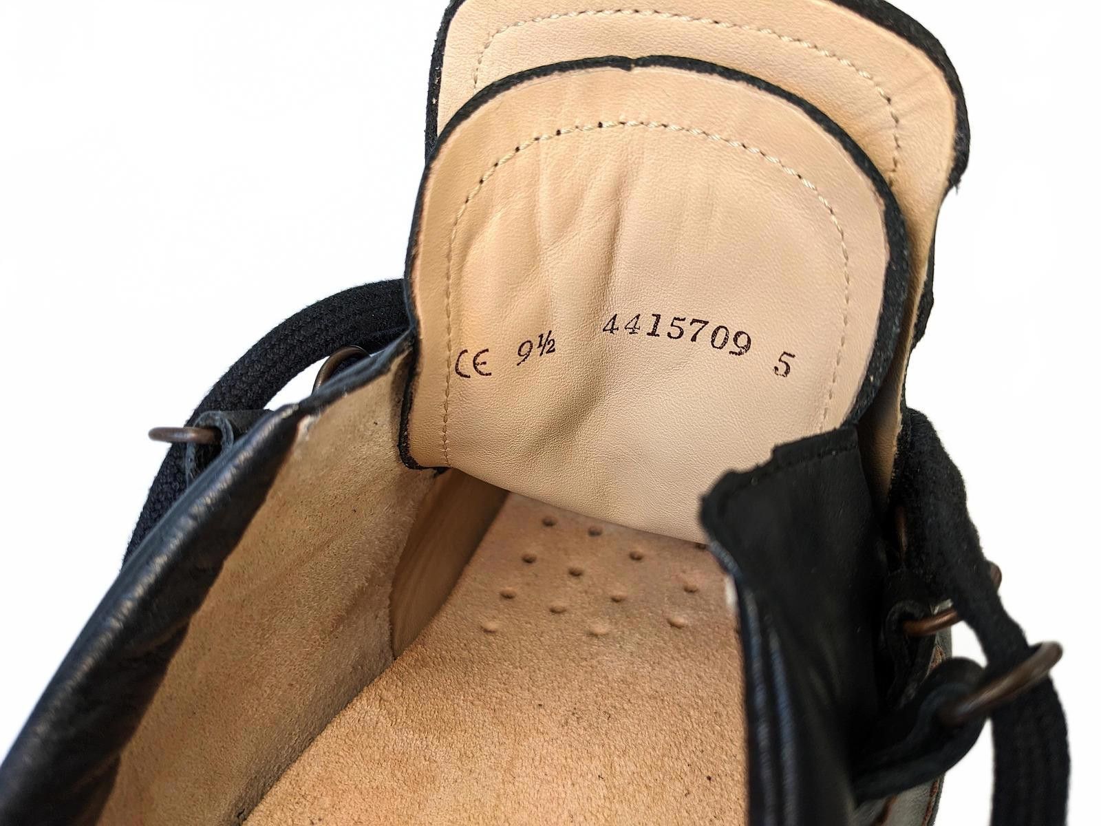 Other Finn Comfort Men Walking Shoes Germany Black Leather Wide 10 Size US 10 / EU 43 - 8 Thumbnail