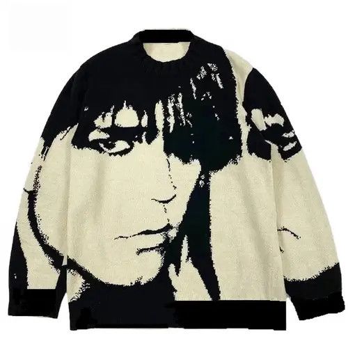VIBE Streetwear Punk Anime Retro Pullover Sweater with graphic Size US L / EU 52-54 / 3 - 1 Thumbnail