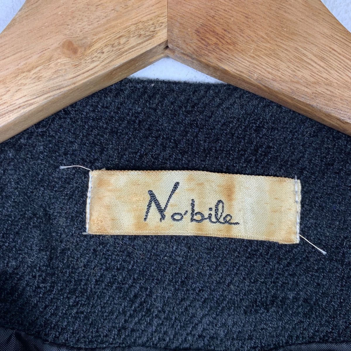 Japanese Brand × Vintage Vintage NOBILE Japanese Brand Designer Tweed Coat Jacket Size S / US 4 / IT 40 - 4 Thumbnail