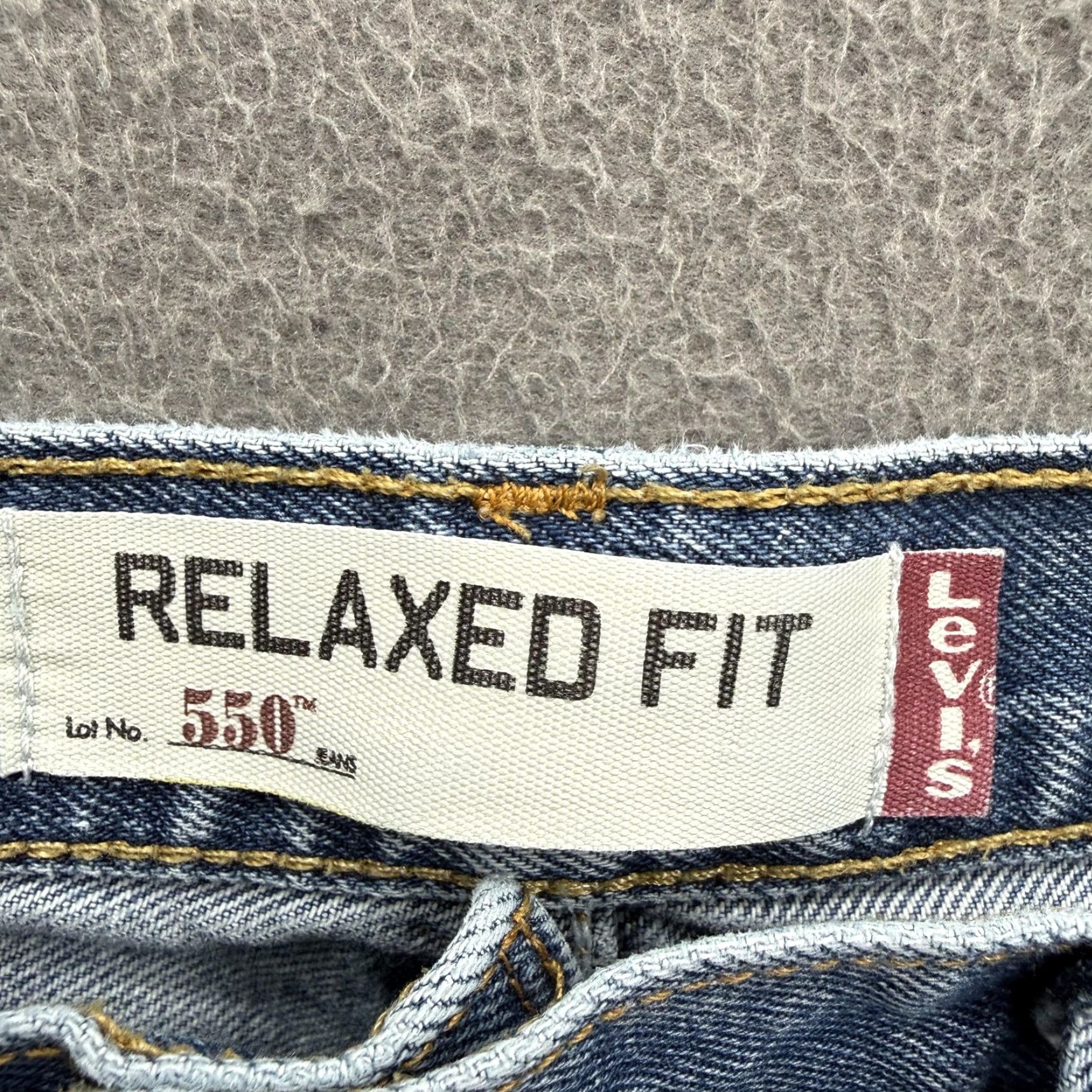 Levi's Levi's 550 Jeans Mens 36x32 Blue Relaxed Fit Tapered Leg Denim Size US 36 / EU 52 - 3 Thumbnail