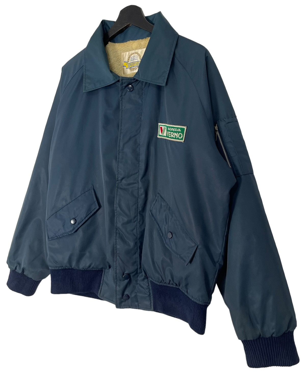 Honda 90s Vintage Honda Verno Bomber Jacket Size US L / EU 52-54 / 3 - 4 Thumbnail