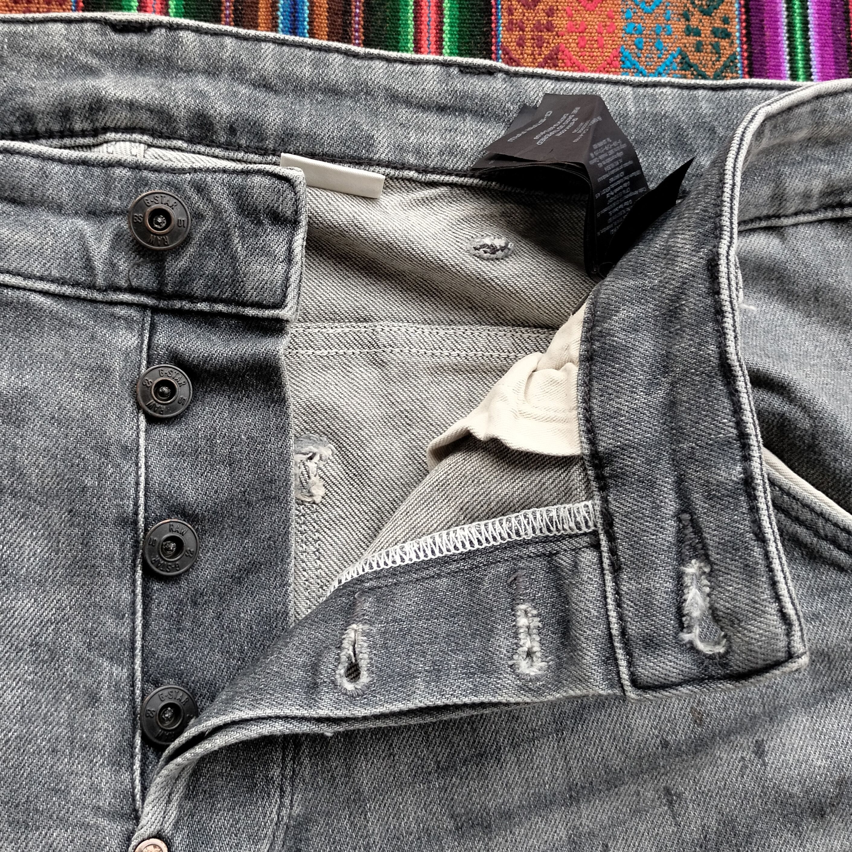 G-Star G Star raw 5620 3D tapered distressed denim Size US 34 / EU 50 - 9 Thumbnail