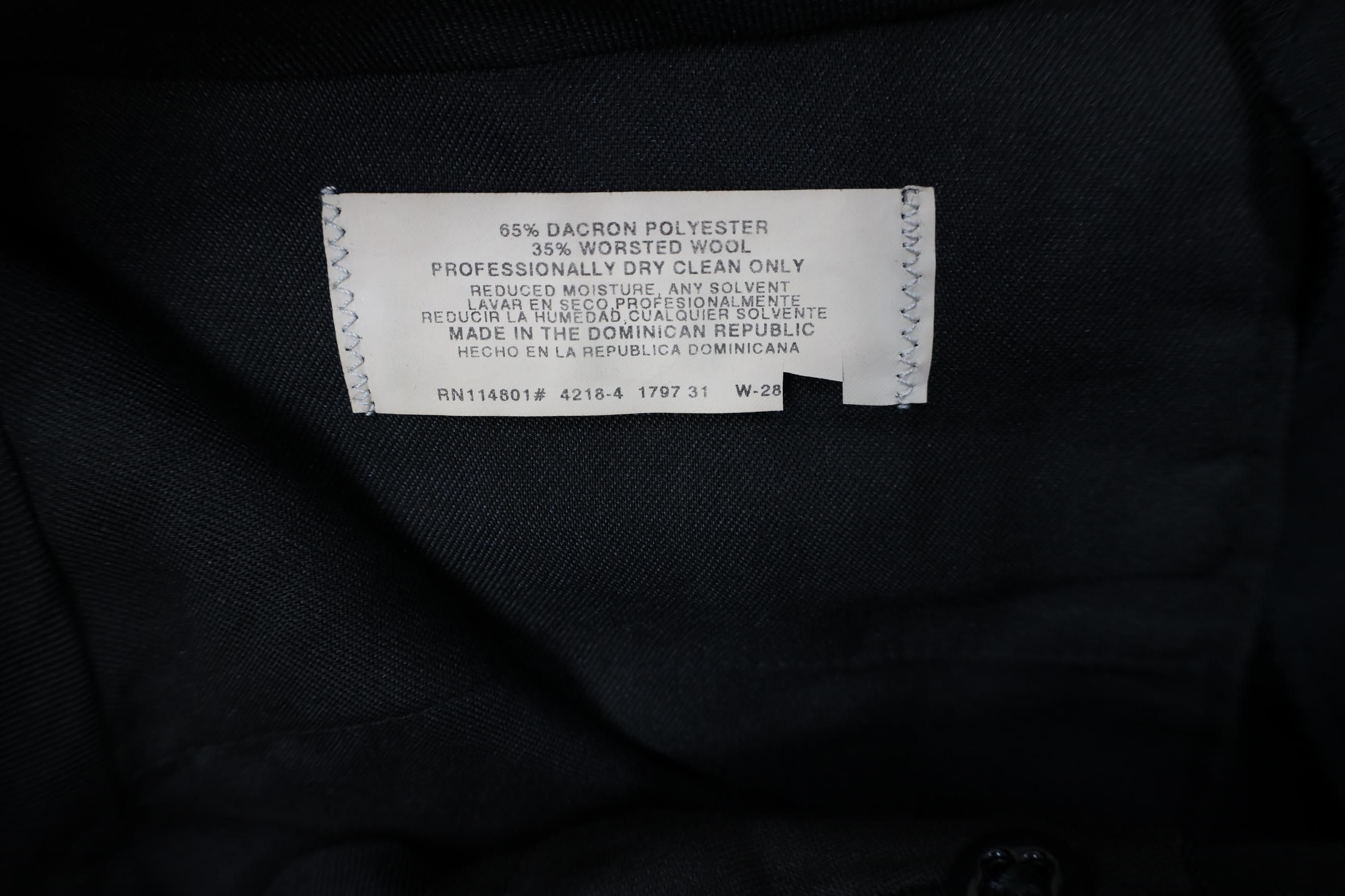 Vintage Vintage 90s Streetwear Knit High Waisted Chino Pants Black Size US 28 / EU 44 - 7 Thumbnail