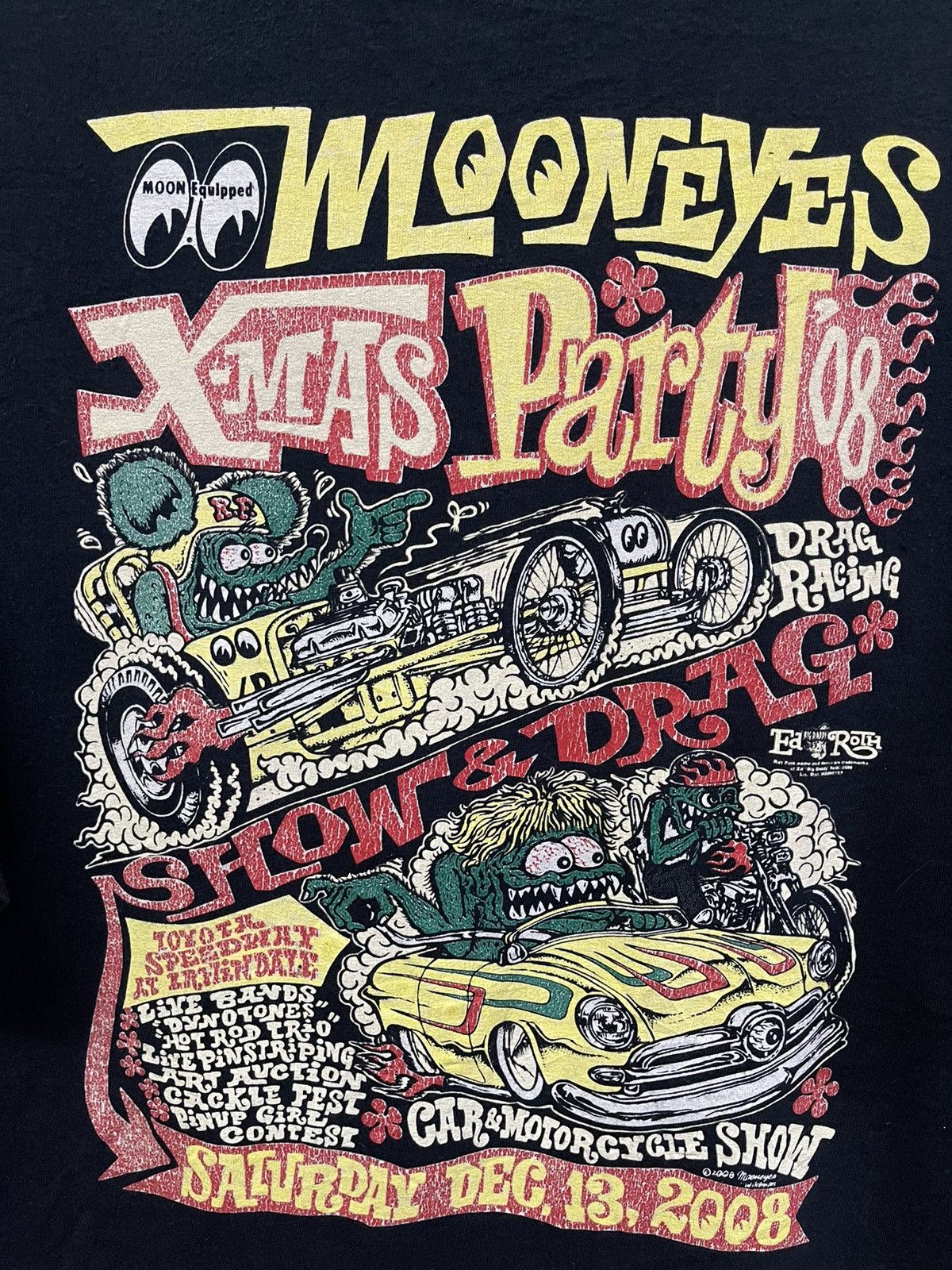 Vintage Vintage Y2K Mooneyes Xmas Party🔥🔥🔥 Size US XL / EU 56 / 4 - 6 Thumbnail