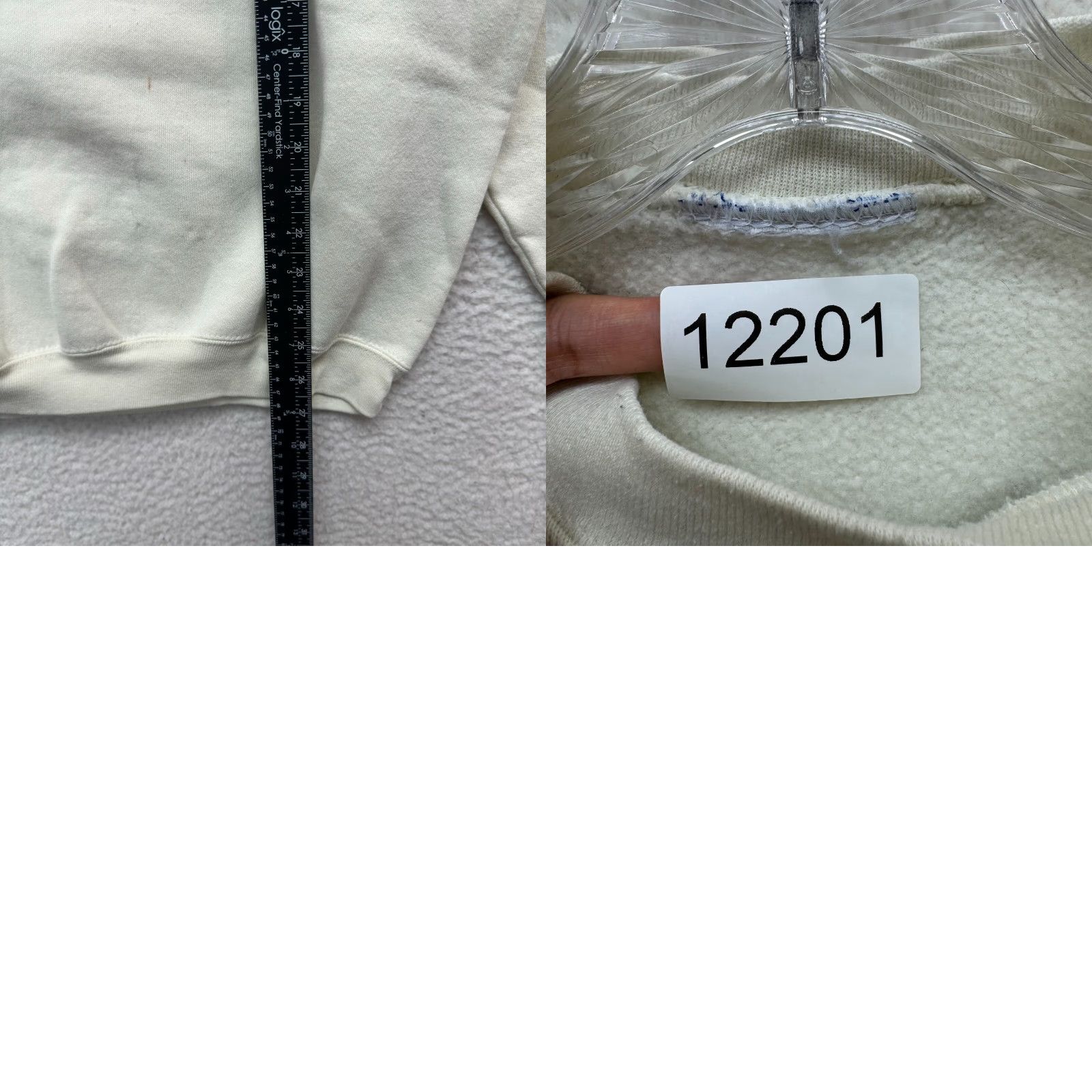 Vintage VINTAGE 90s Golf Sweatshirt Large Embroidered Match Play Pebble Beach Womens L White Size L / US 10 / IT 46 - 8 Thumbnail