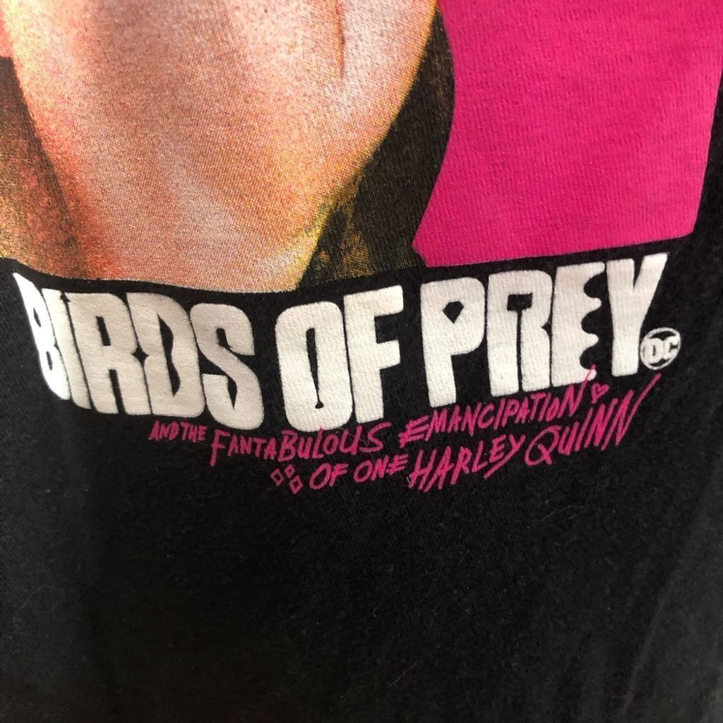 DC Comics Birds of Prey Emancipation Harley Quinn black shirt M Size L / US 10 / IT 46 - 4 Thumbnail