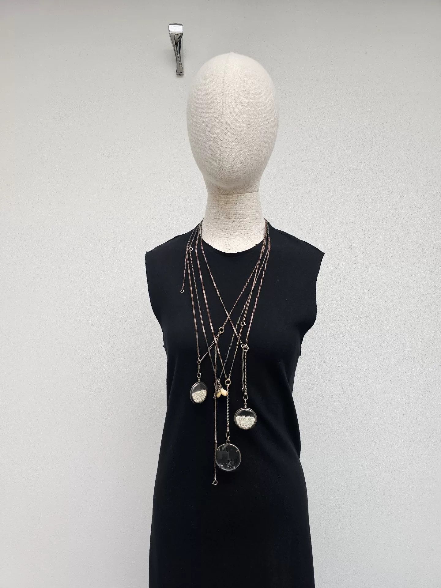 Ann Demeulemeester Ann Demeulemeester Runway Sterling Silver Necklace Size ONE SIZE - 1 Thumbnail