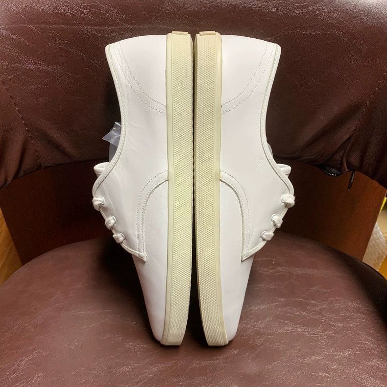 Celine Celine White Leather Casual Sneakers Size 41 Size US 9.5 / IT 39.5 - 4 Thumbnail