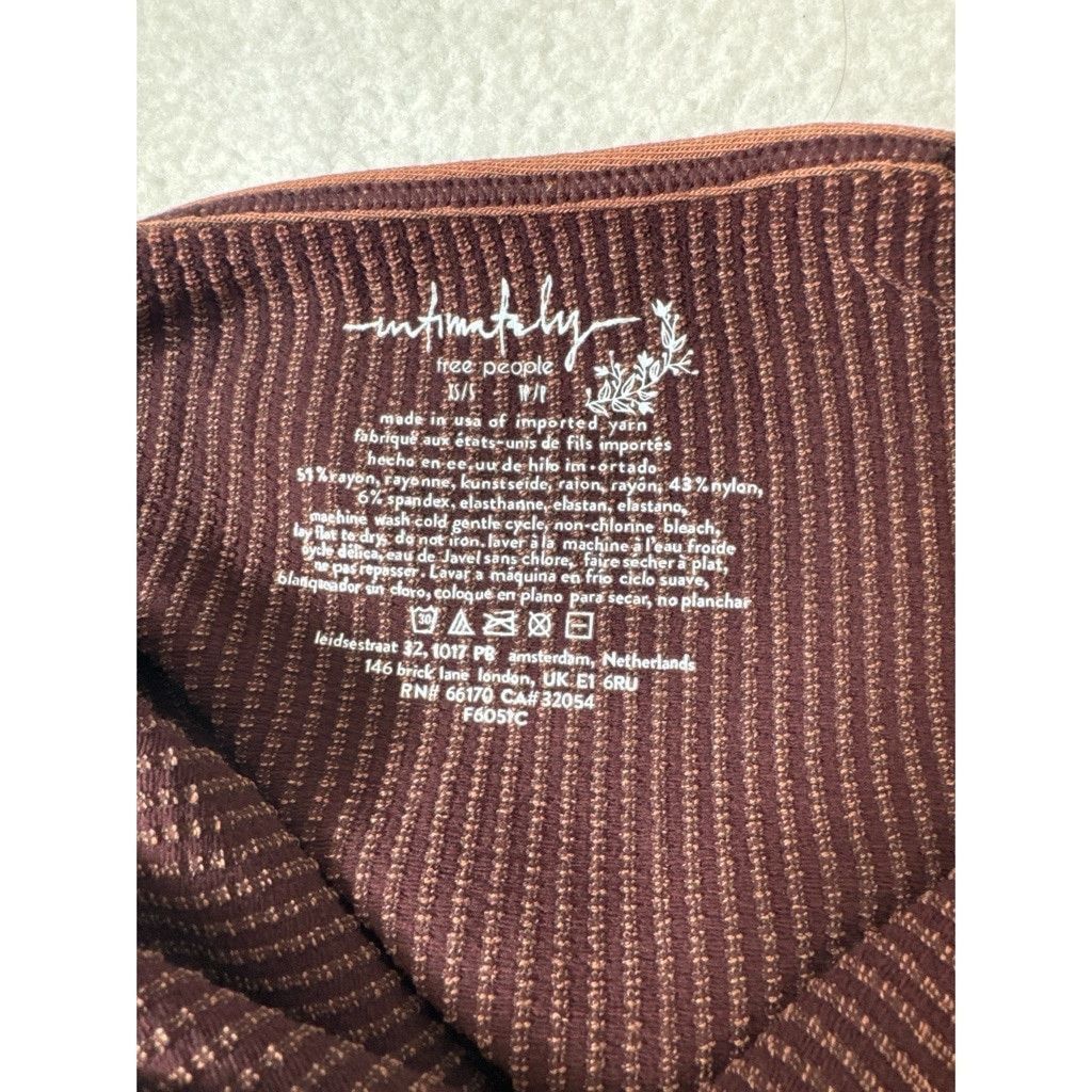 Free People New! Free People Intimately Washed Seamless Crop – Size XS/S Size XS / US 0-2 / IT 36-38 - 4 Thumbnail