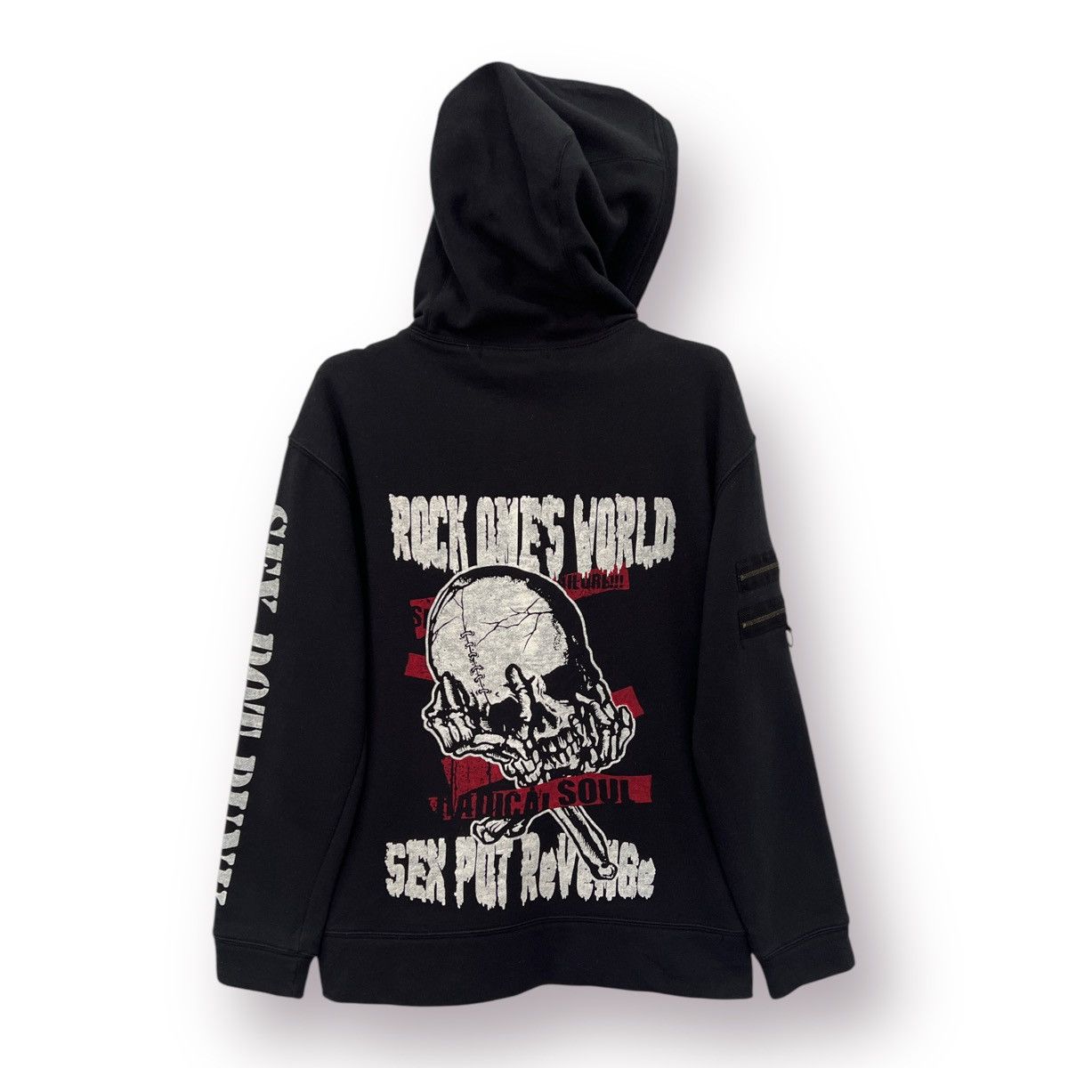 If Six Was Nine 🔥 Sex Pot Revenge punk Gothic Fashion Sweat zipper Jacket Size US S / EU 44-46 / 1 - 11 Thumbnail