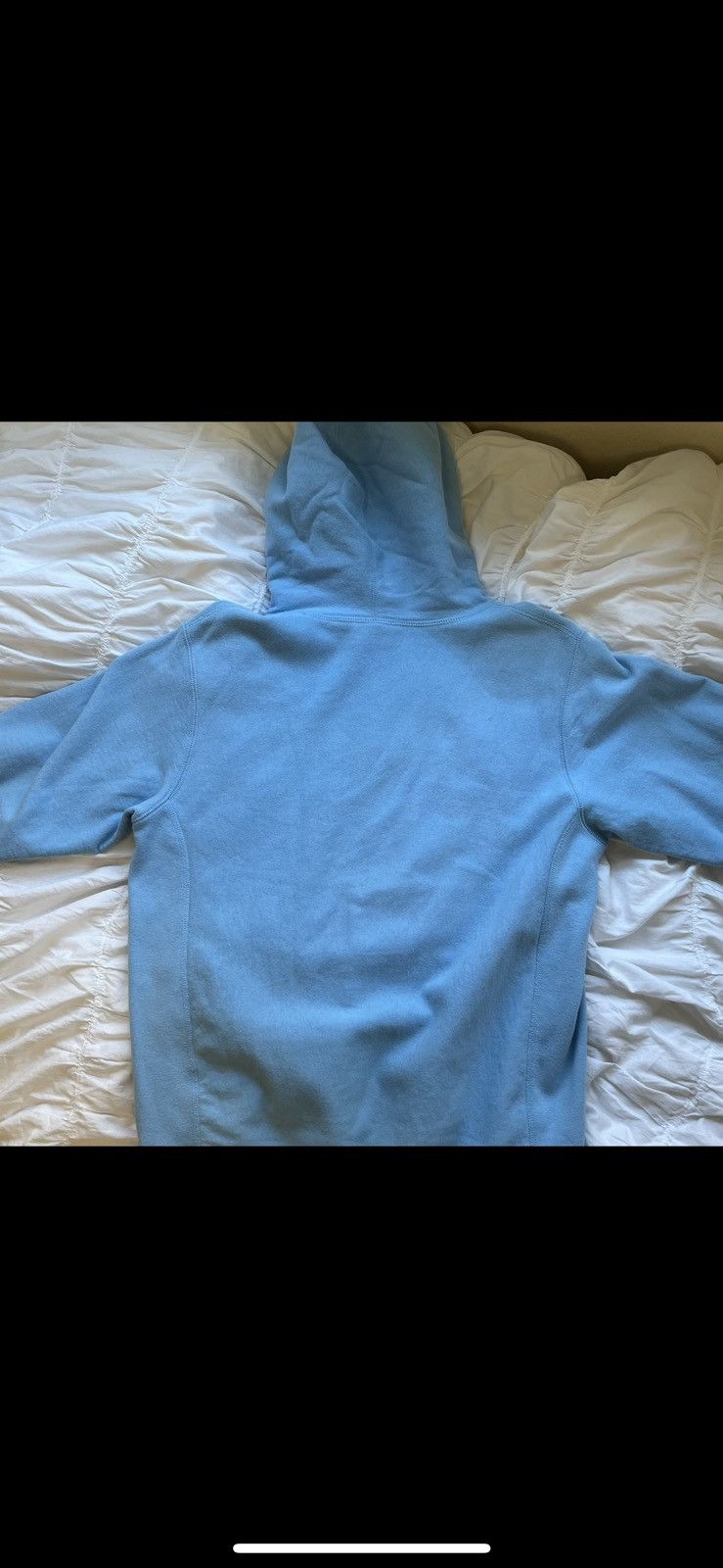 Supreme MESSAGE BEFORE BUYING Light Blue Rhinestone Supreme Hoodie Size US M / EU 48-50 / 2 - 3 Thumbnail