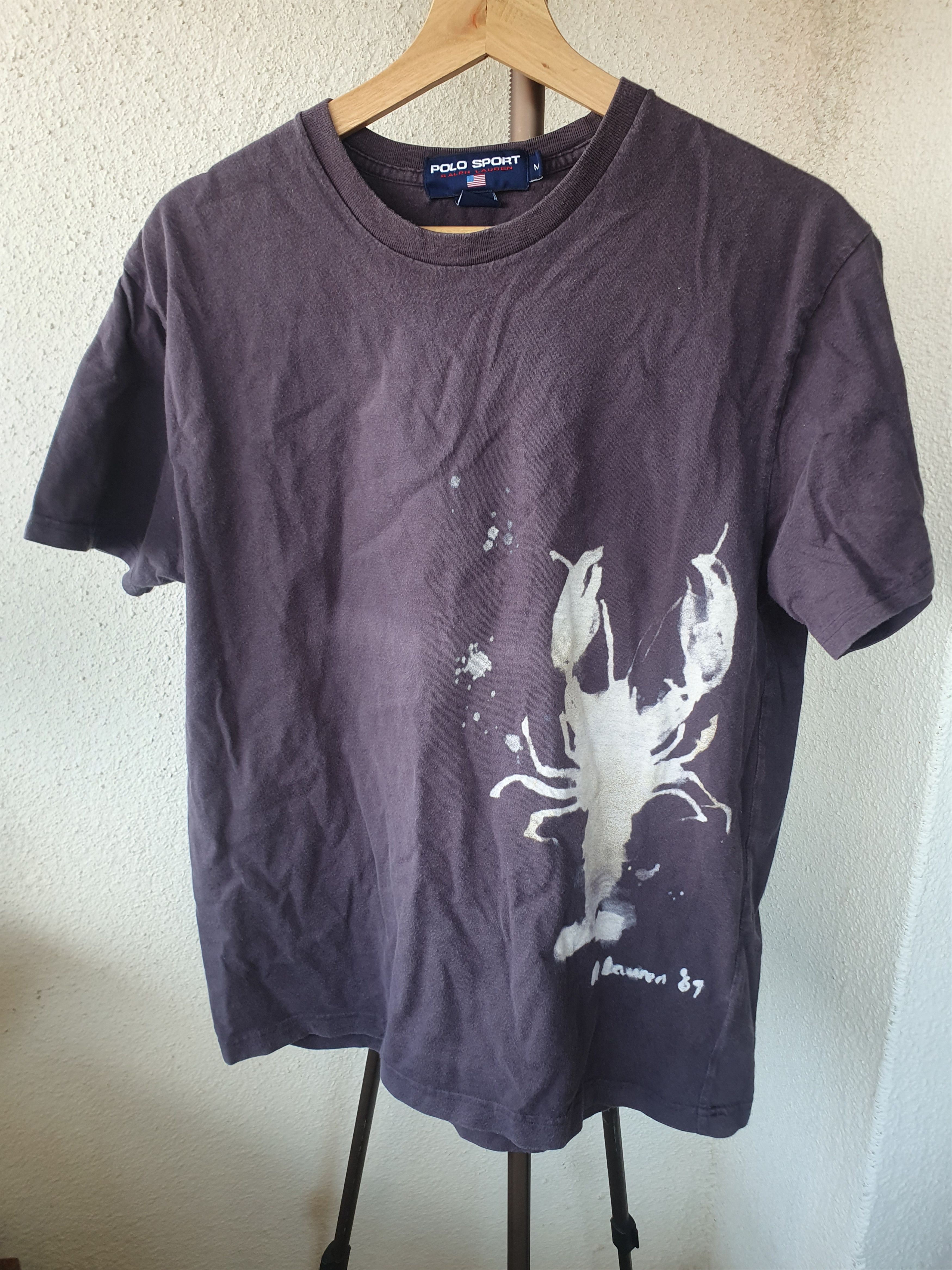 Polo Ralph Lauren Polo Sport Ralph Lauren Vtg Lobster print t-shirt sz M Size US M / EU 48-50 / 2 - 5 Thumbnail