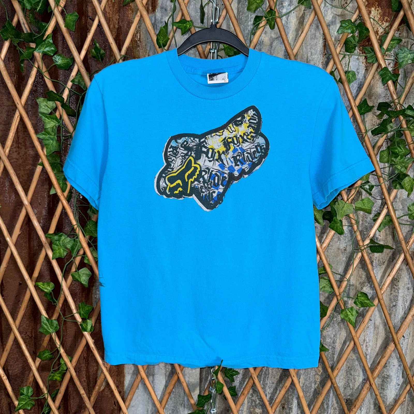 Fox Racing Vintage Y2K fox racing grunge motocross graffiti 00s t-shirt Size US L / EU 52-54 / 3 - 1 Thumbnail