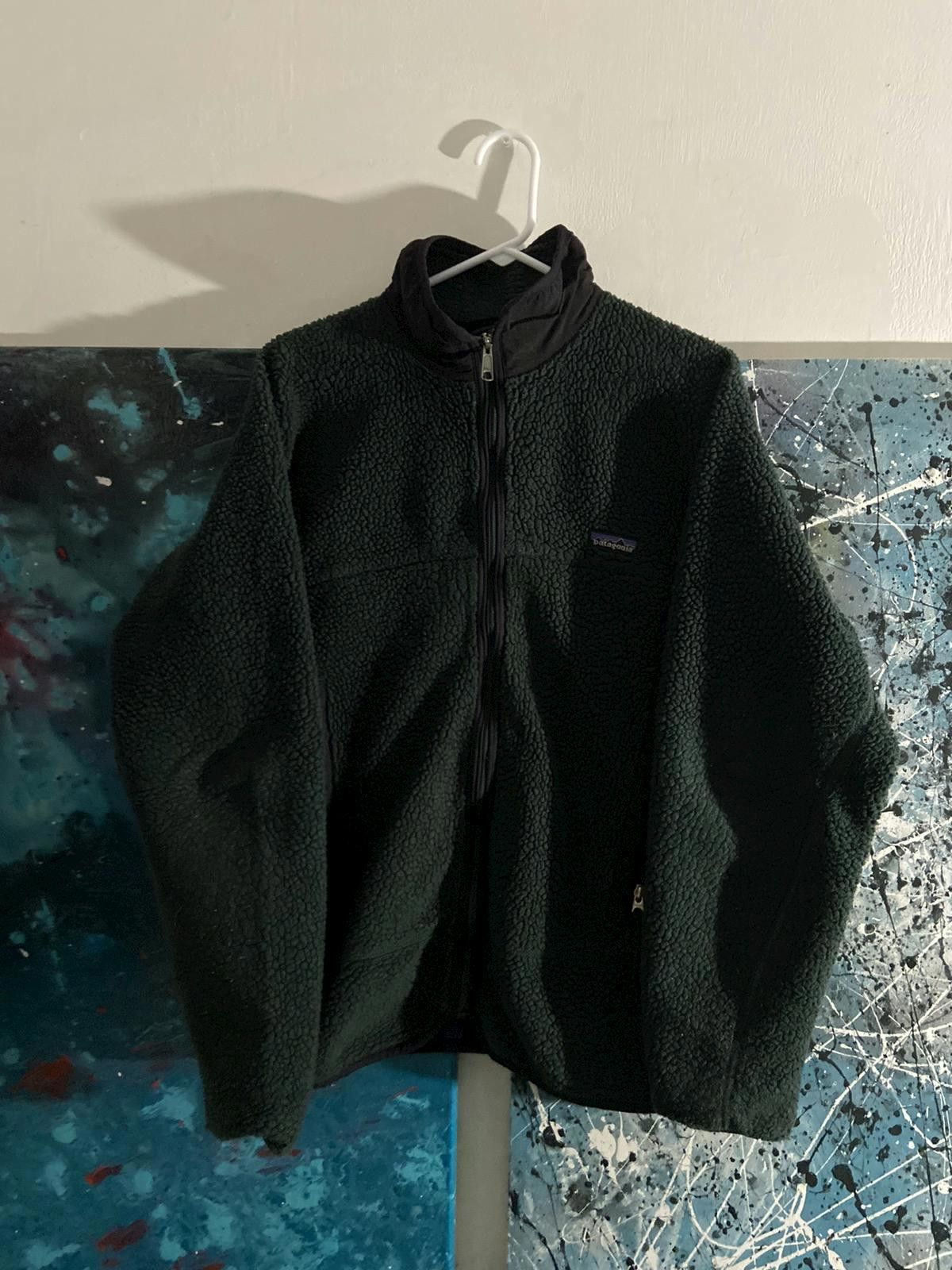 image of Patagonia Pef Sherpa Jacket in Green, Men's (Size Large)