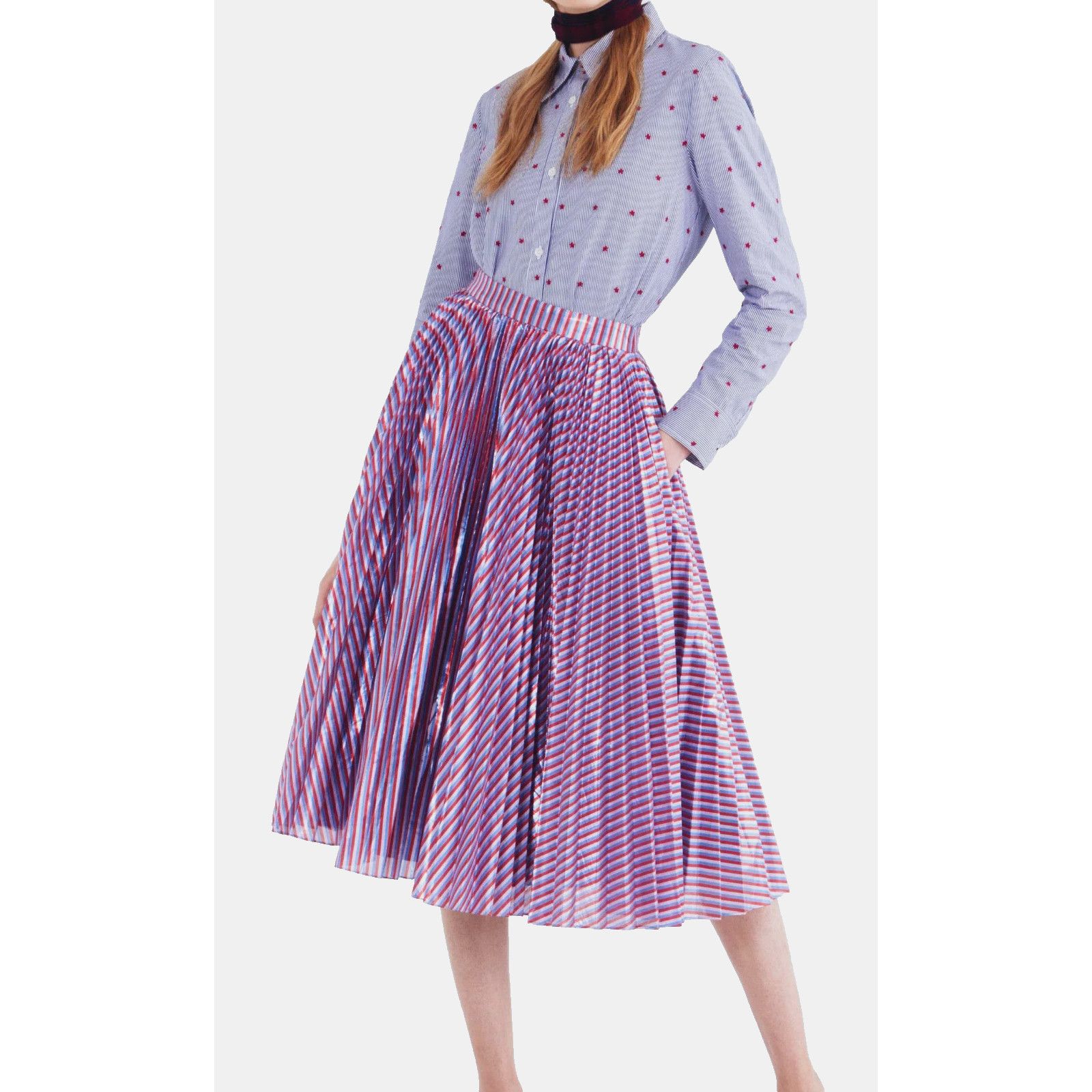 Tanya Taylor TANYA TAYLOR Pre-Fall 2016 Collection Pleated Skirt Size 6 Size 28" / US 6 / IT 42 - 2 Thumbnail