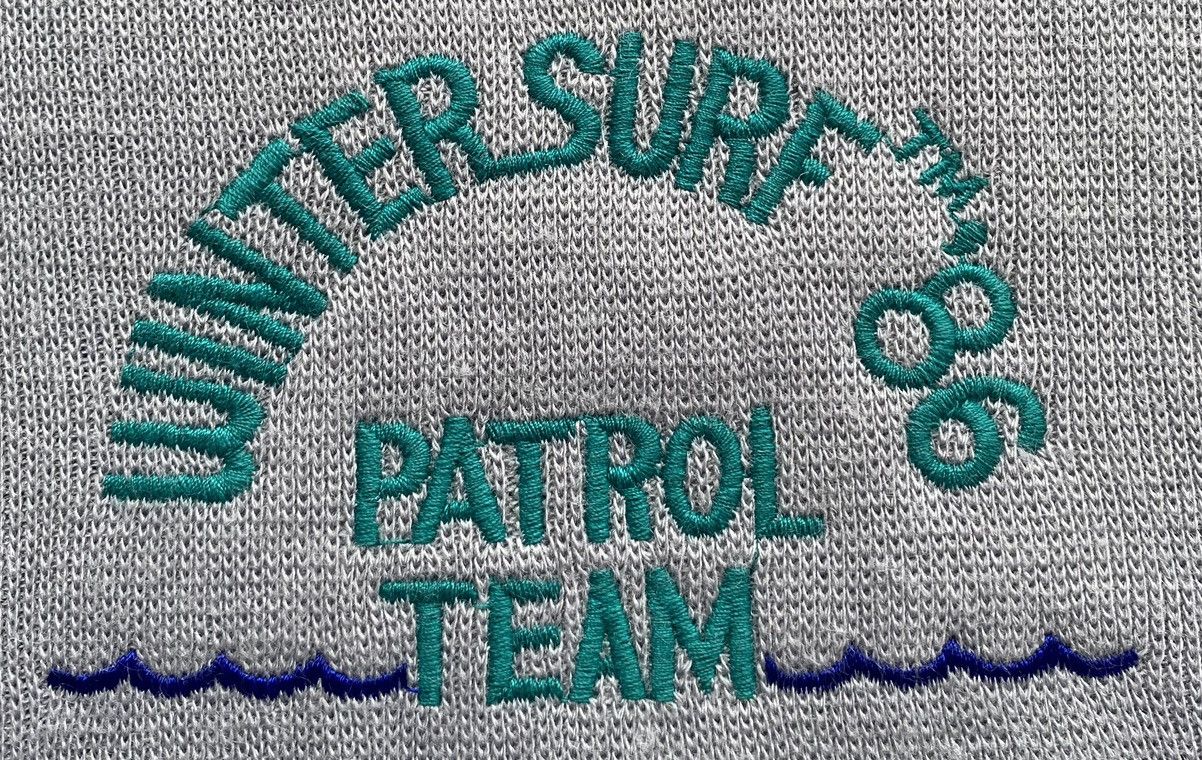 Ocean Pacific VTG 1986 OP Ocean Pacific Winter Surf Patrol Team Shirt Lrg Size US L / EU 52-54 / 3 - 4 Thumbnail