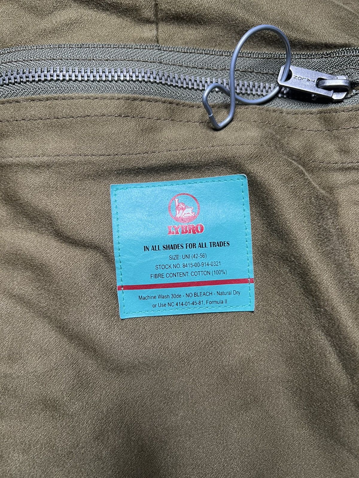 Nigel Cabourn Lybro By Nigel Cabourn Army Green Wide Leg Work Pants Size US 34 / EU 50 - 6 Thumbnail