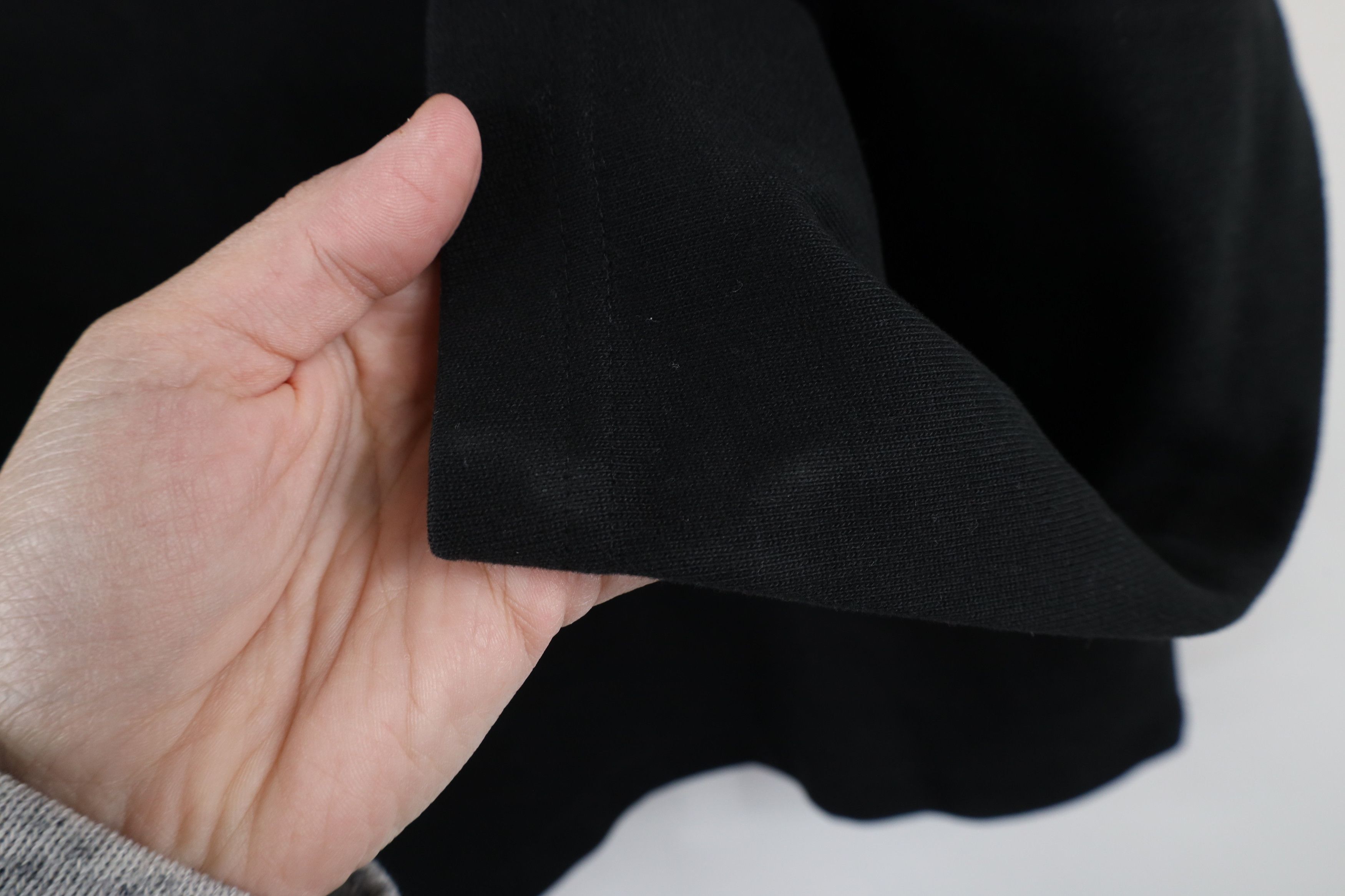 Banana Republic × Vintage Vintage 90s Banana Republic Heavy Ribbed Knit T-Shirt Black Size US M / EU 48-50 / 2 - 5 Thumbnail