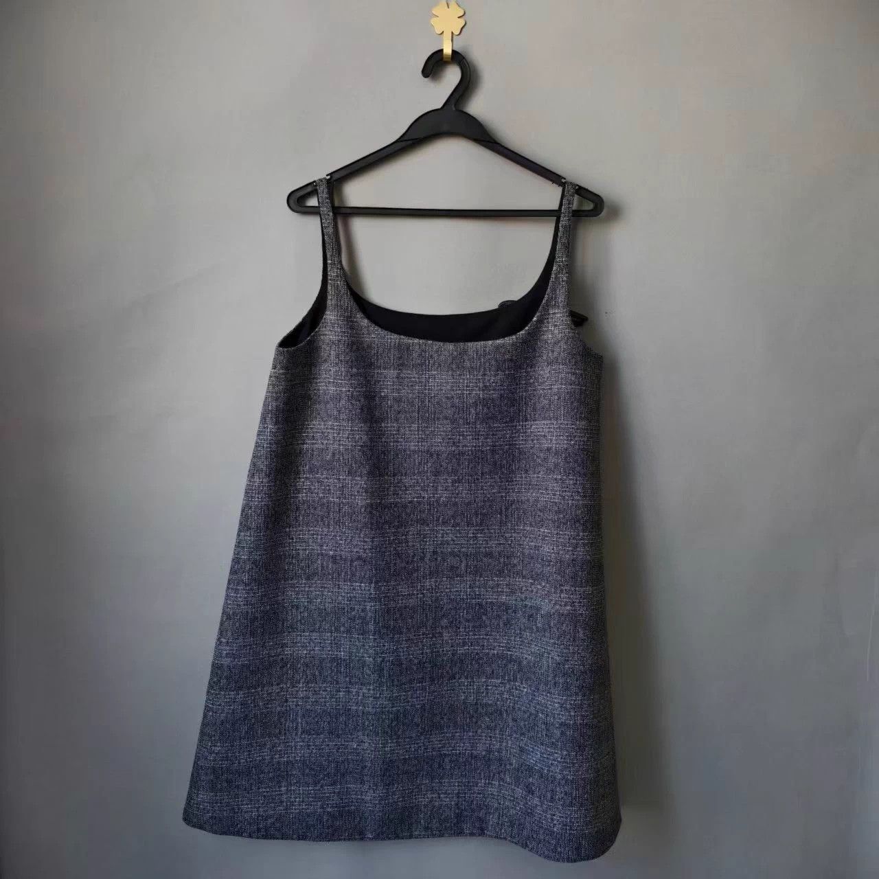 Prada Prada Gray Wool Bow Dress Size M / US 6-8 / IT 42-44 - 2 Thumbnail