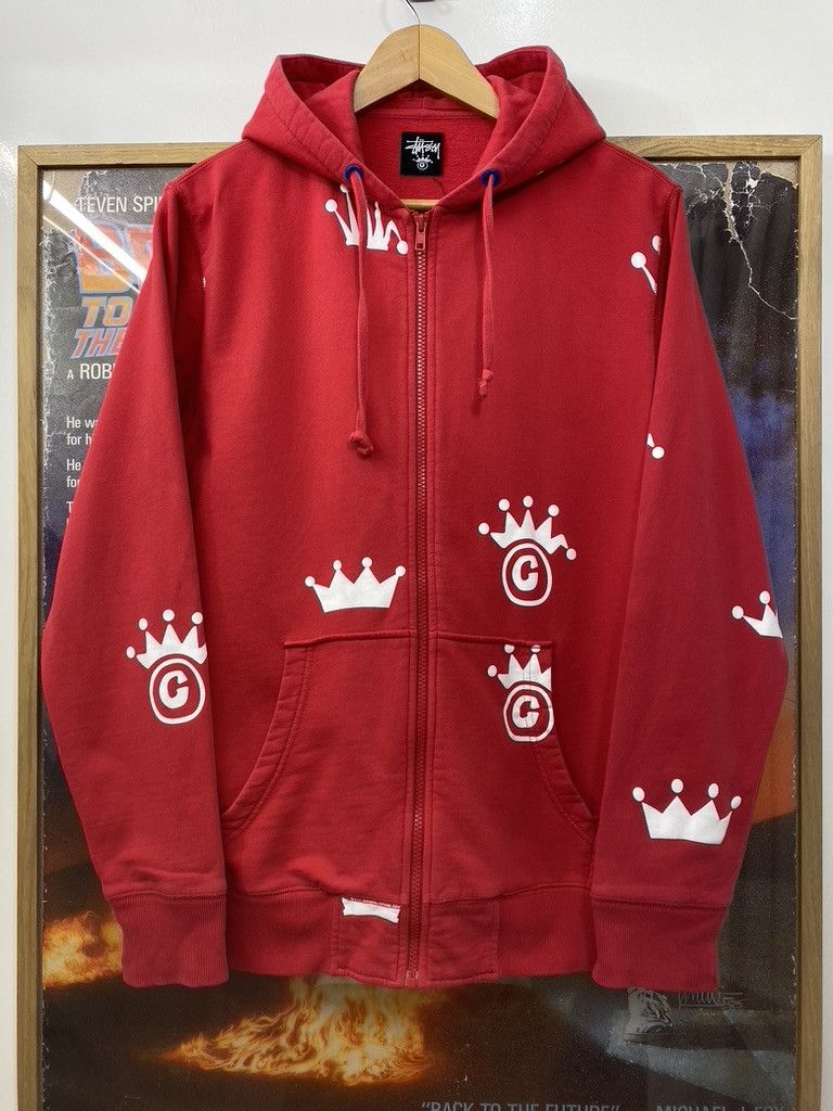 【希少】Stussy 22aw club crown zip hoodie XL 希少】Stussy 22aw club crown zip hoodie XL