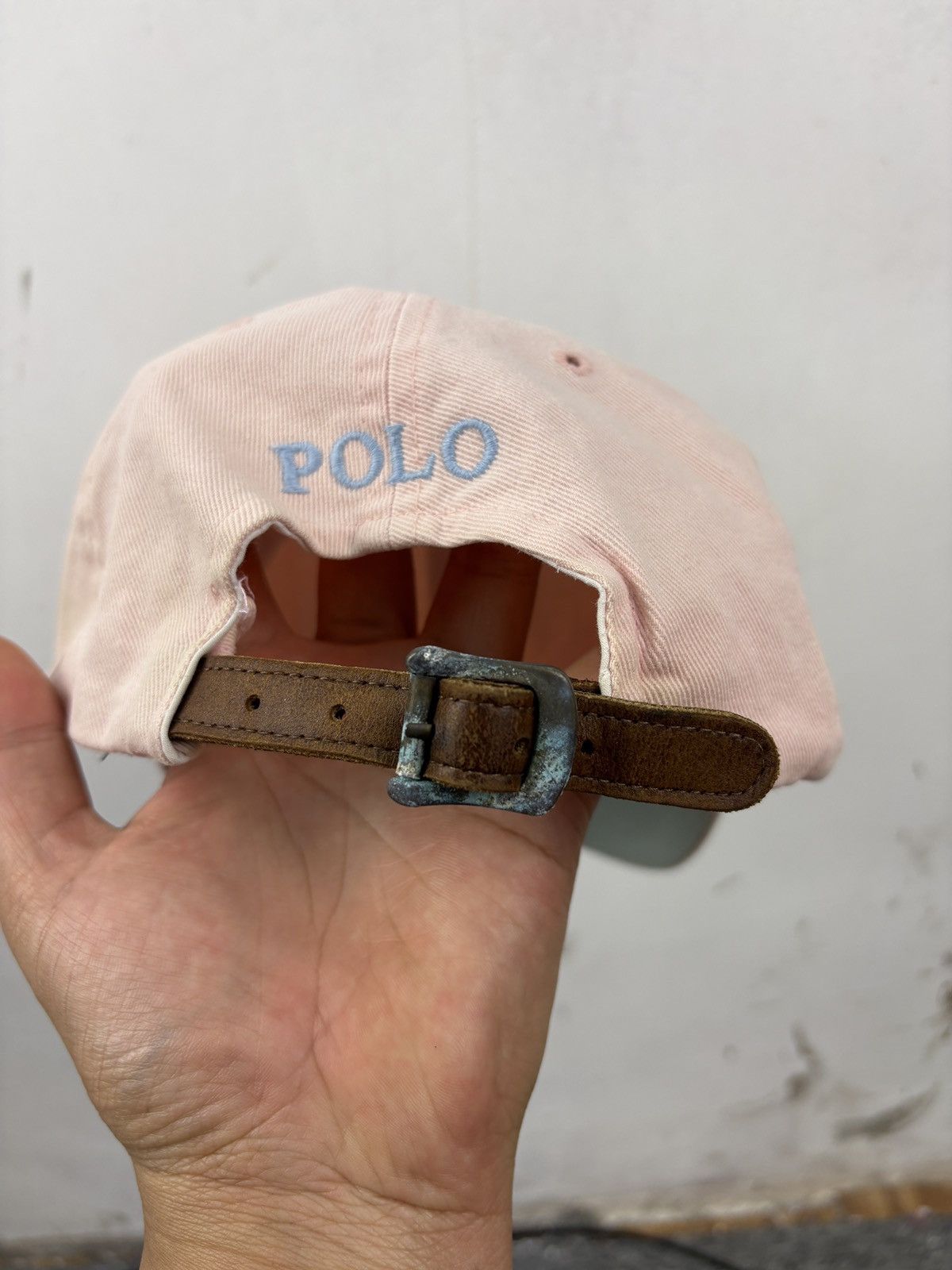Polo Ralph Lauren Vintage Polo Ralph Lauren Cap Leather Strap Size ONE SIZE - 6 Thumbnail
