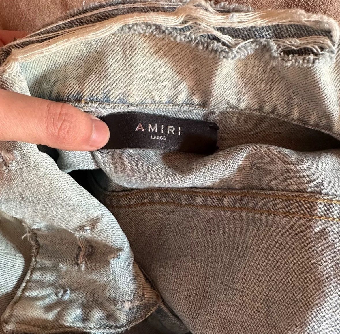 Amiri Amiri peace dove denim jacket Size L / US 10 / IT 46 - 3 Thumbnail