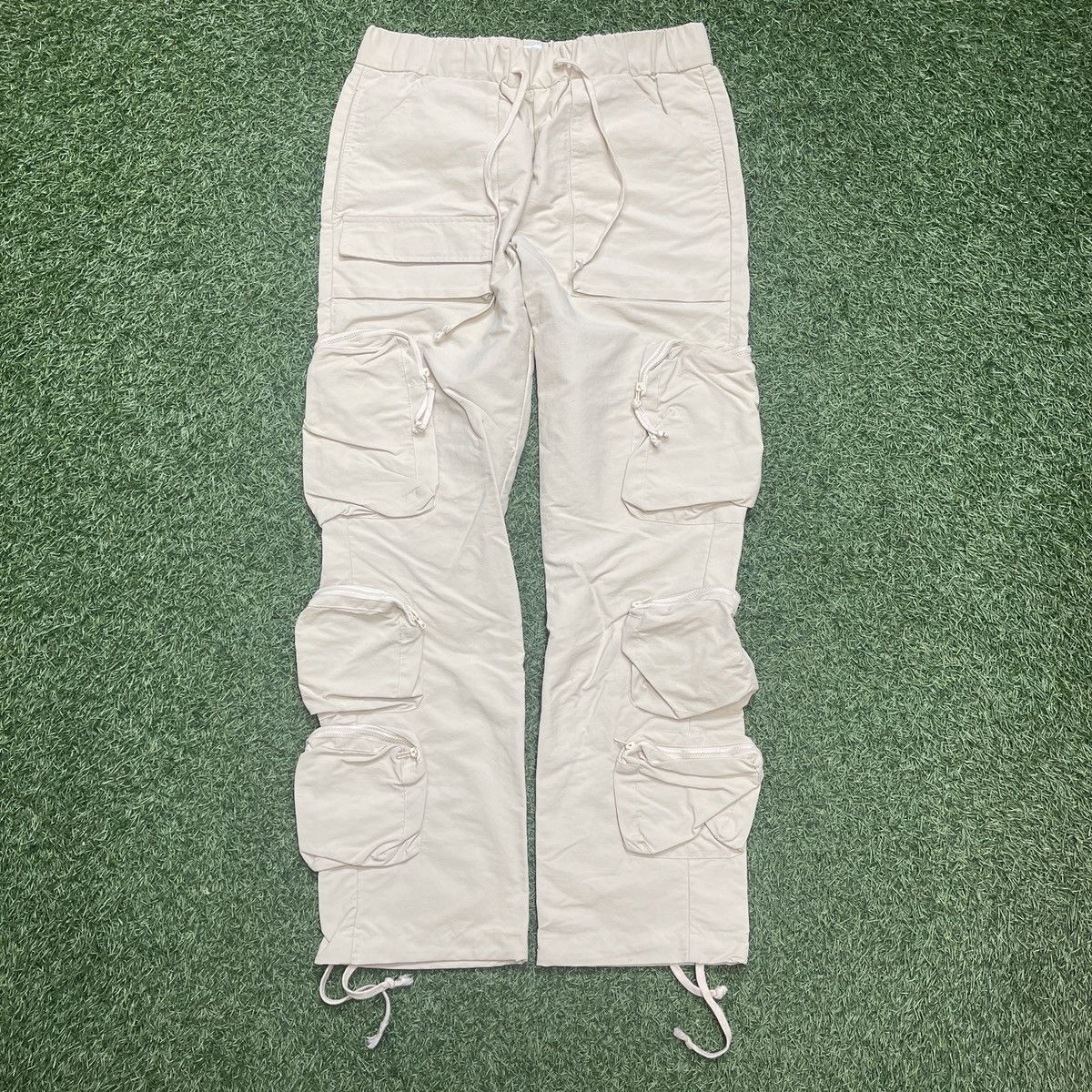 image of Who Is Jacov Jacov Six Pocket Cargo in Khaki, Men's (Size 33)