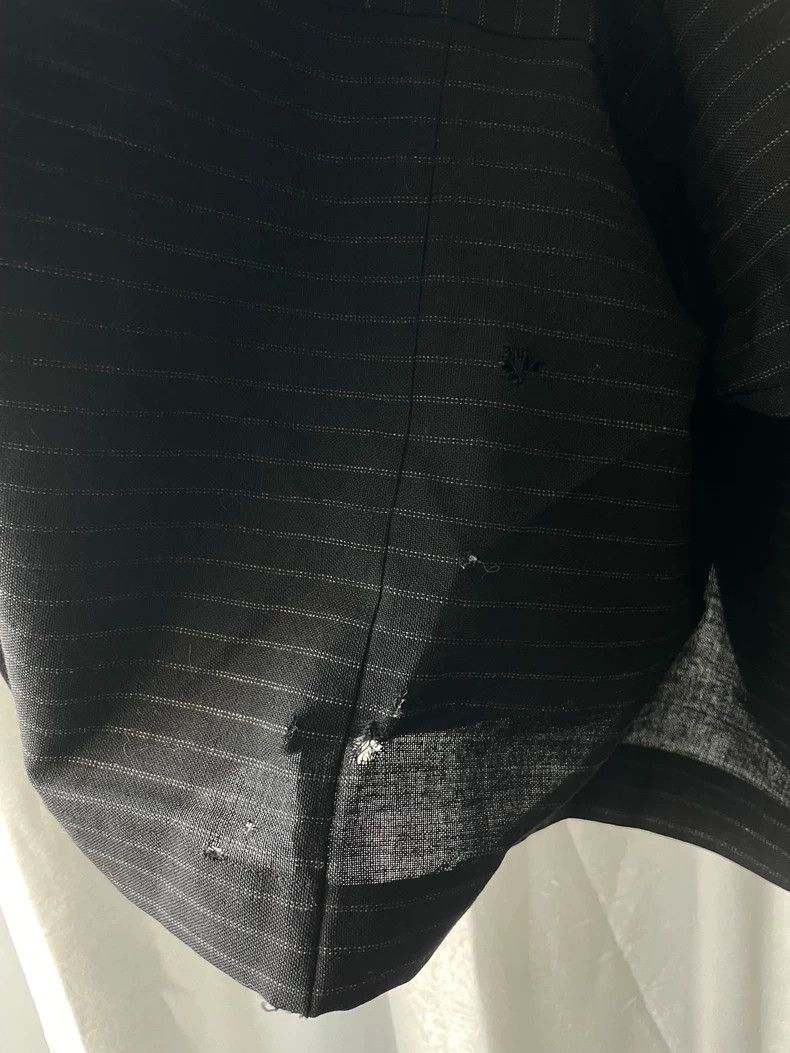 Comme des Garcons comme des garçons Antique Wool Stripe Retro Shirt Size M / US 6-8 / IT 42-44 - 8 Thumbnail