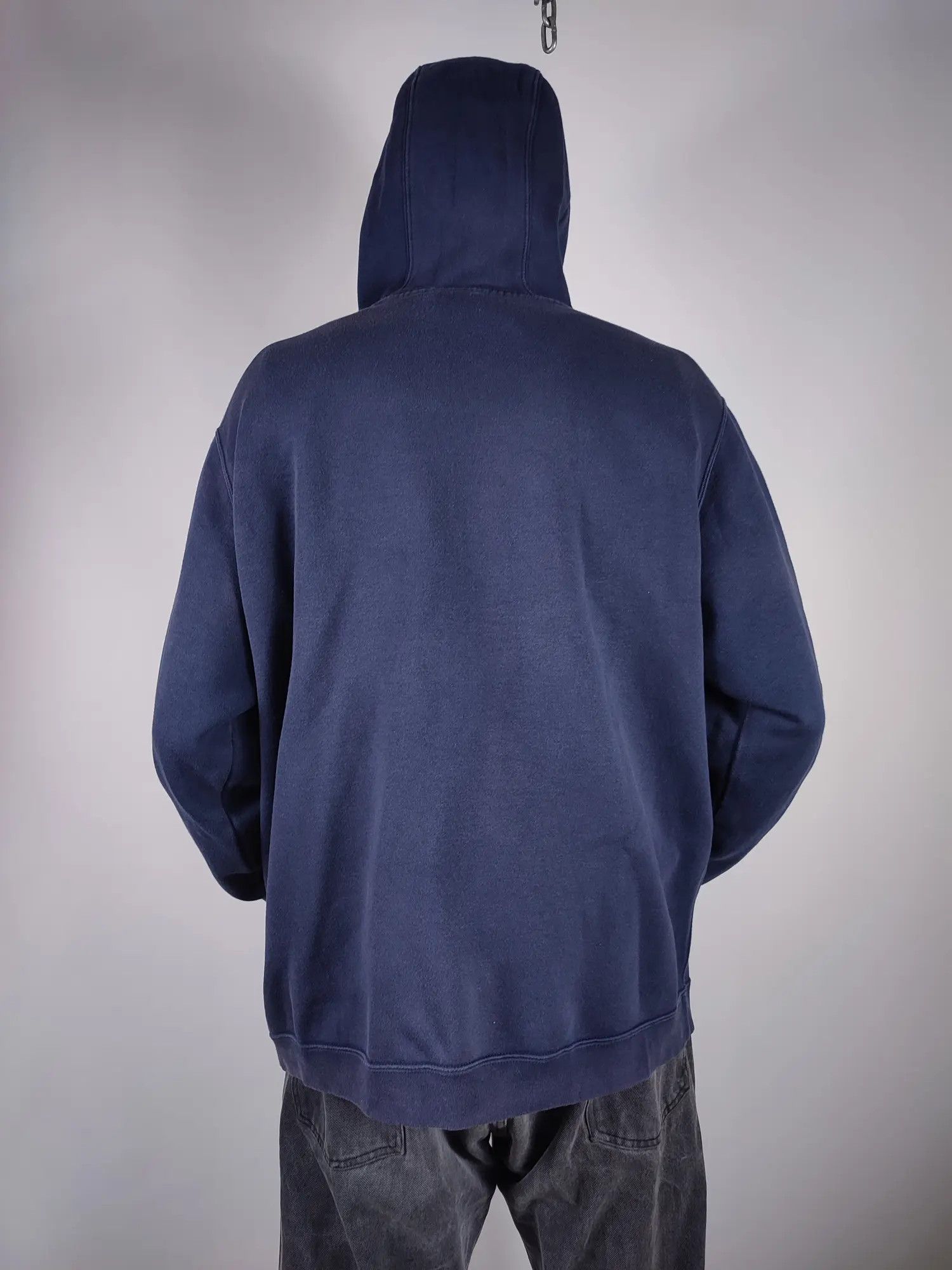 Nike Nike Navy Blue Faded Hoodie Size US XXL / EU 58 / 5 - 4 Thumbnail