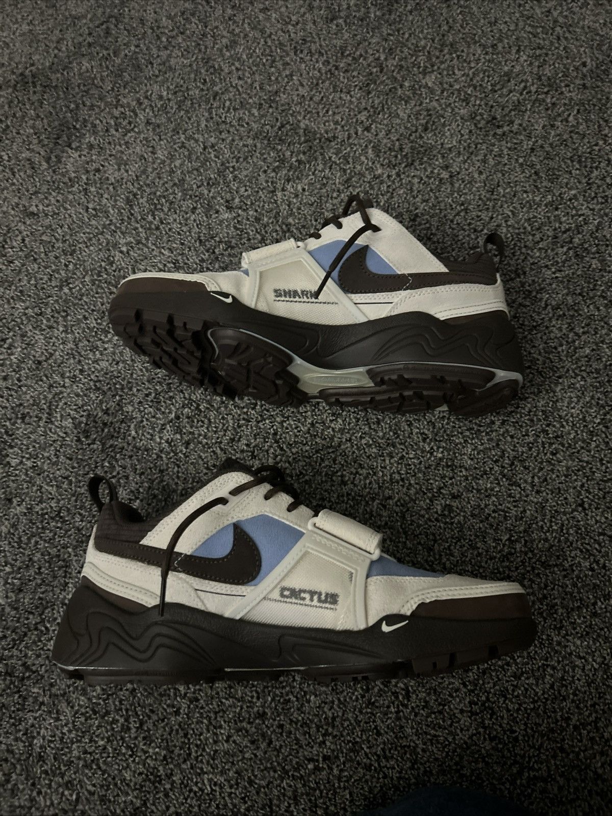 Nike × Travis Scott Travis Scott Cactus Jack Nike Zoom Field Jaxx Leche Blue Size US 8.5 / EU 41-42 - 4 Thumbnail