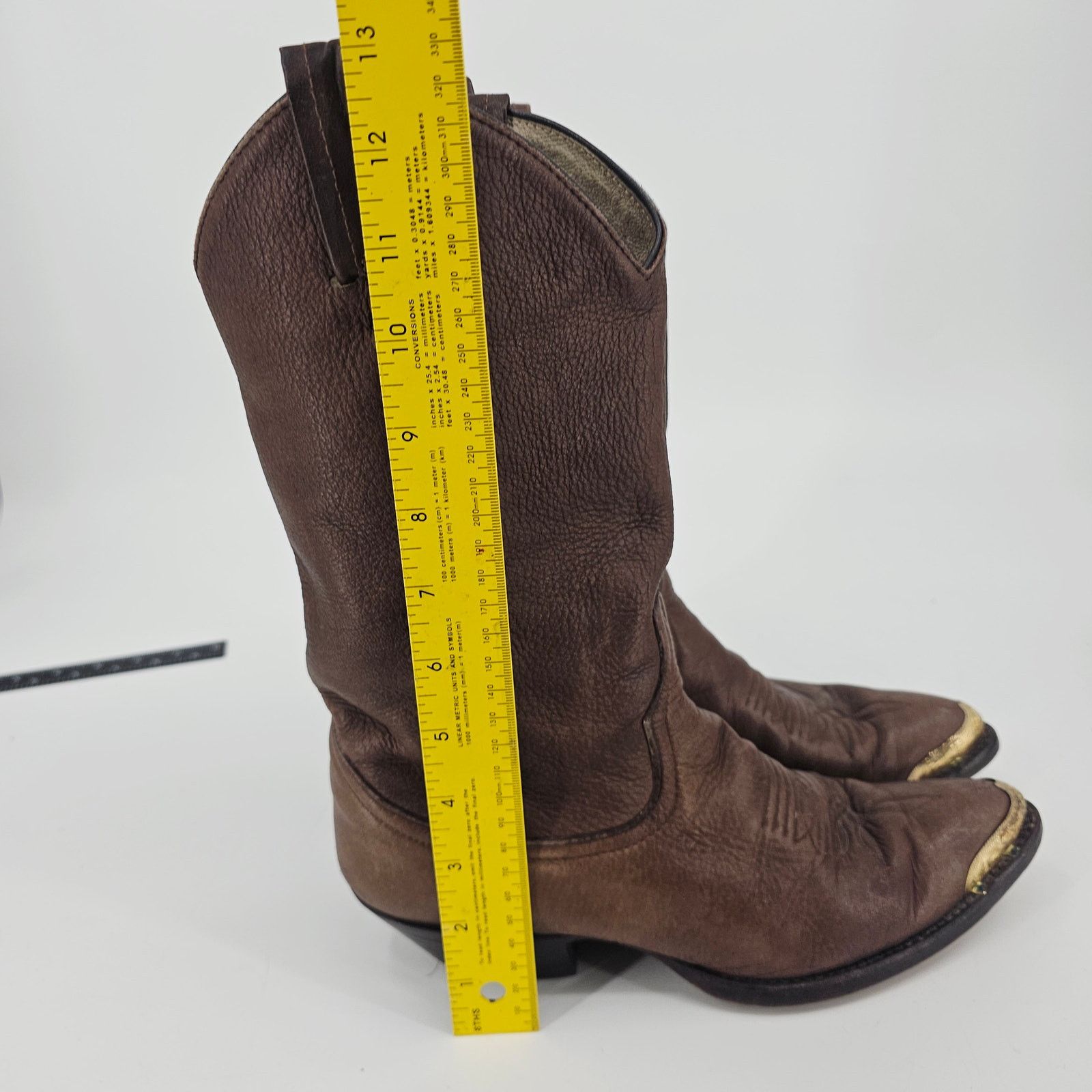 Vintage Vintage Brown Leather Cowgirl Western Boho Gold Toe Rand 6 Size US 6 / IT 36 - 6 Thumbnail