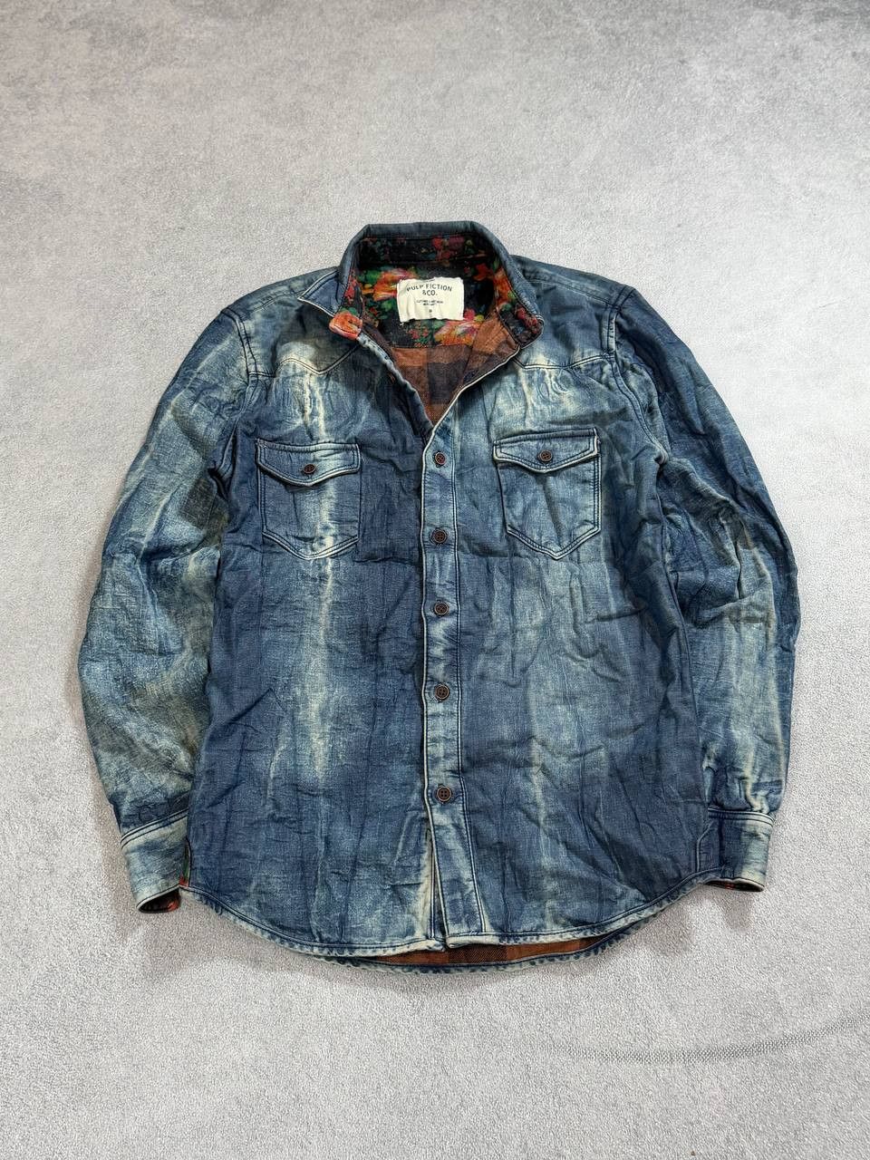 Japanese Brand Denim buttons hype hysteric glamour style denim jacket y2k Size US S / EU 44-46 / 1 - 2 Thumbnail