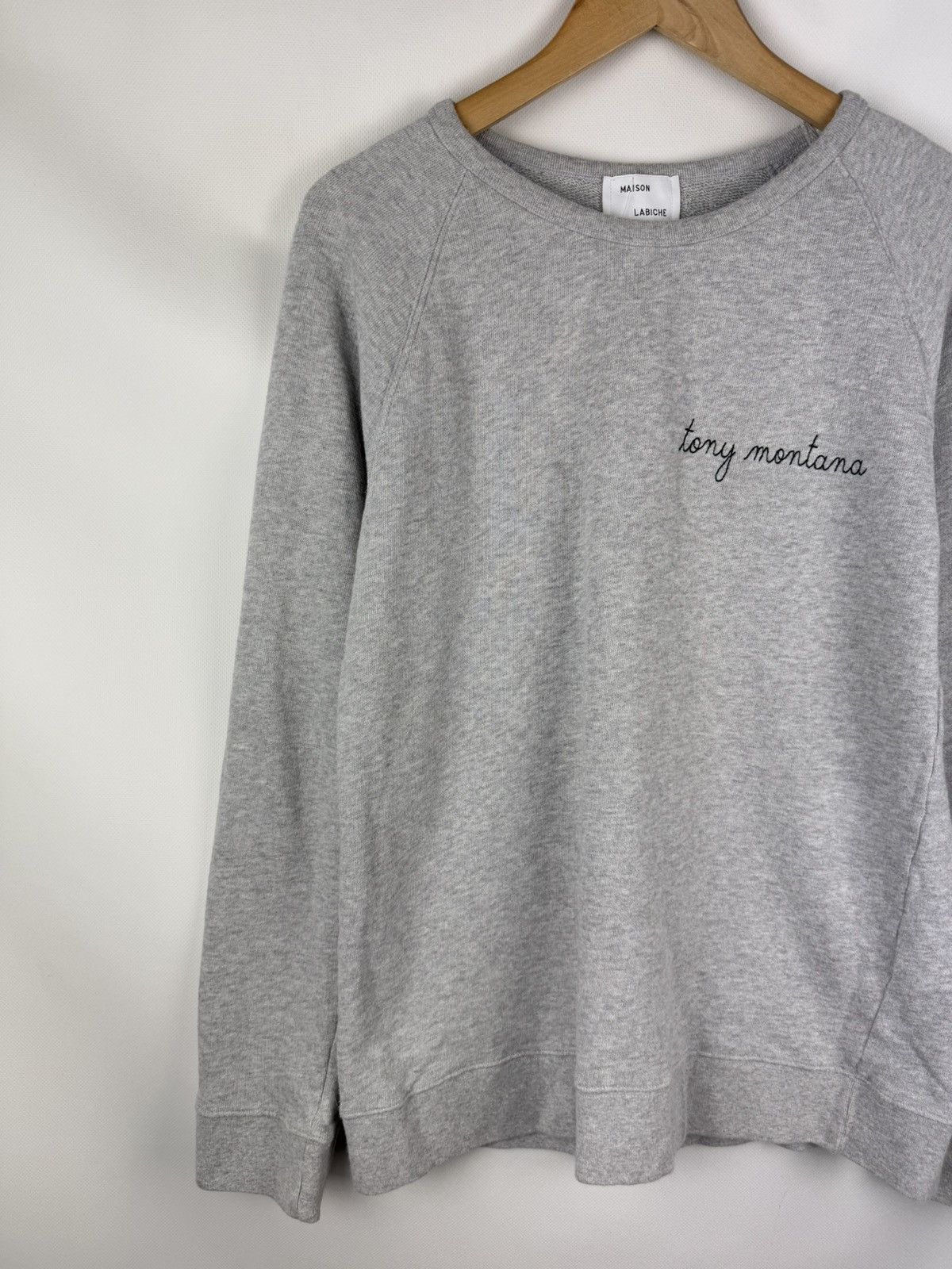 Maison Labiche Maison Labiche Tony Montana Ladies Sweatshirt Pullover Size L / US 10 / IT 46 - 2 Thumbnail