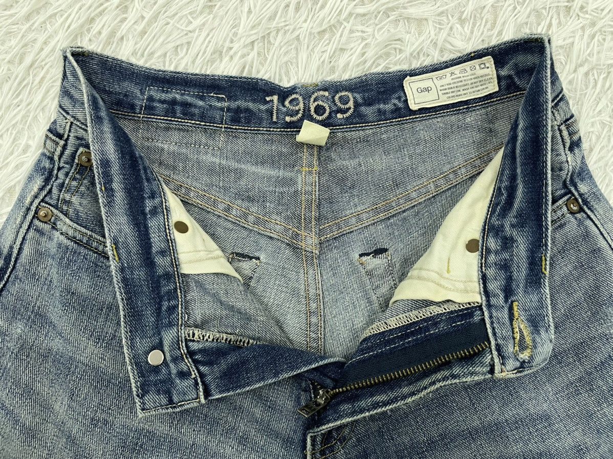 Gap Gap 1969 Regular Fit Straight Jeans Pant Size US 28 / EU 44 - 10 Thumbnail