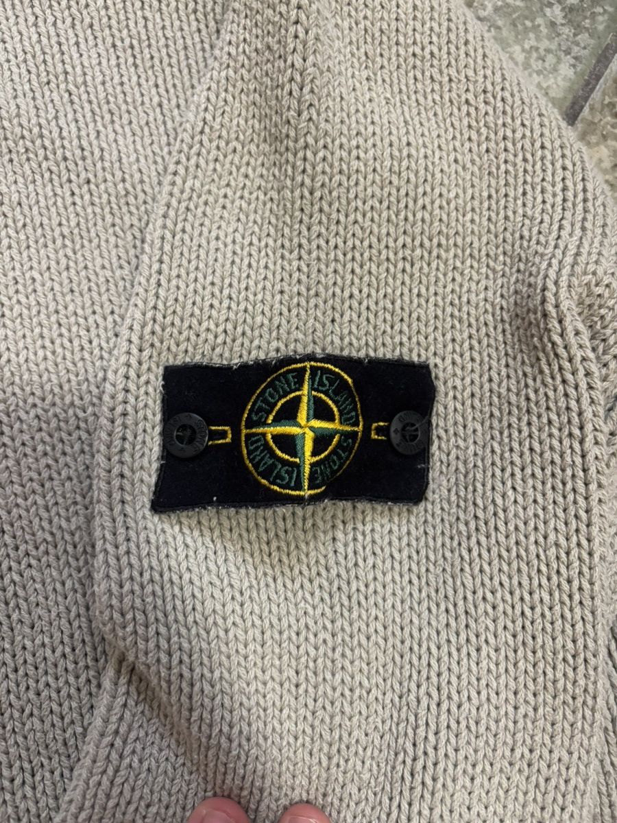 Stone Island Sweater Stone Island Knitted 1/4 2000’s Sportswear Company Size US XL / EU 56 / 4 - 4 Thumbnail