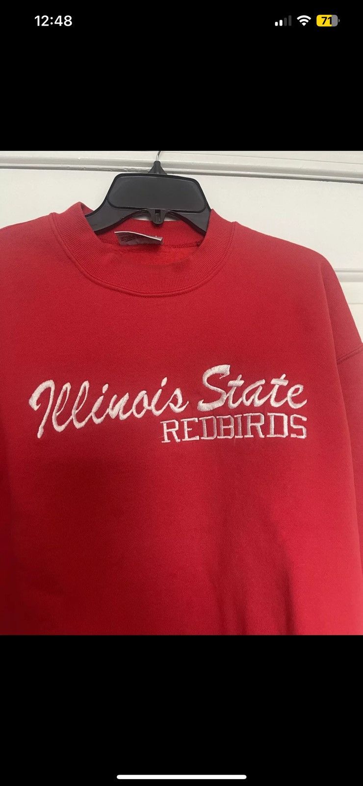 Chalk Line × Vintage VTG Chalk line 90s Illinois State Redbirds Crewneck Sweater Size US L / EU 52-54 / 3 - 2 Thumbnail