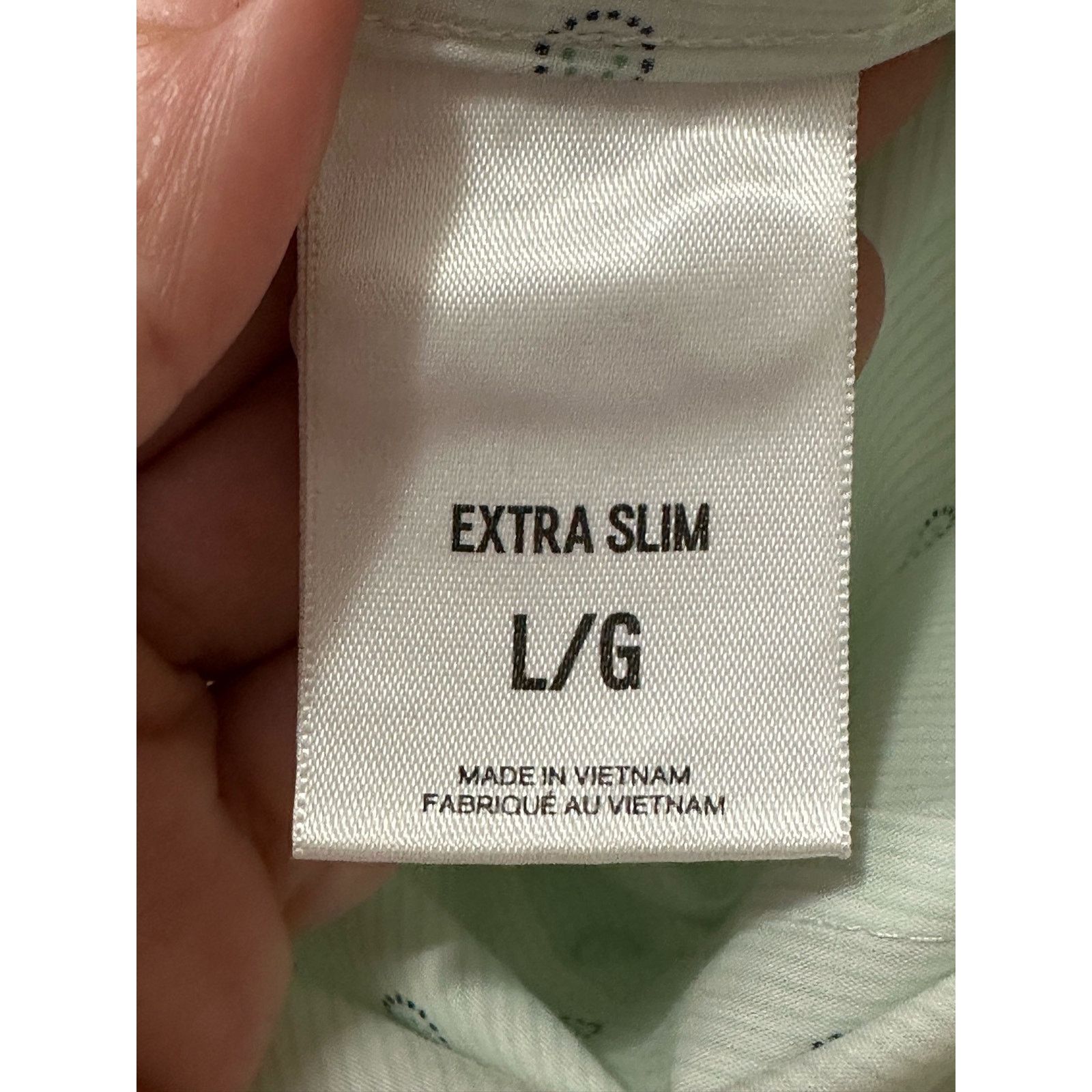 Express Express polka dots button extra slim dress shirt size L Size US L / EU 52-54 / 3 - 6 Thumbnail